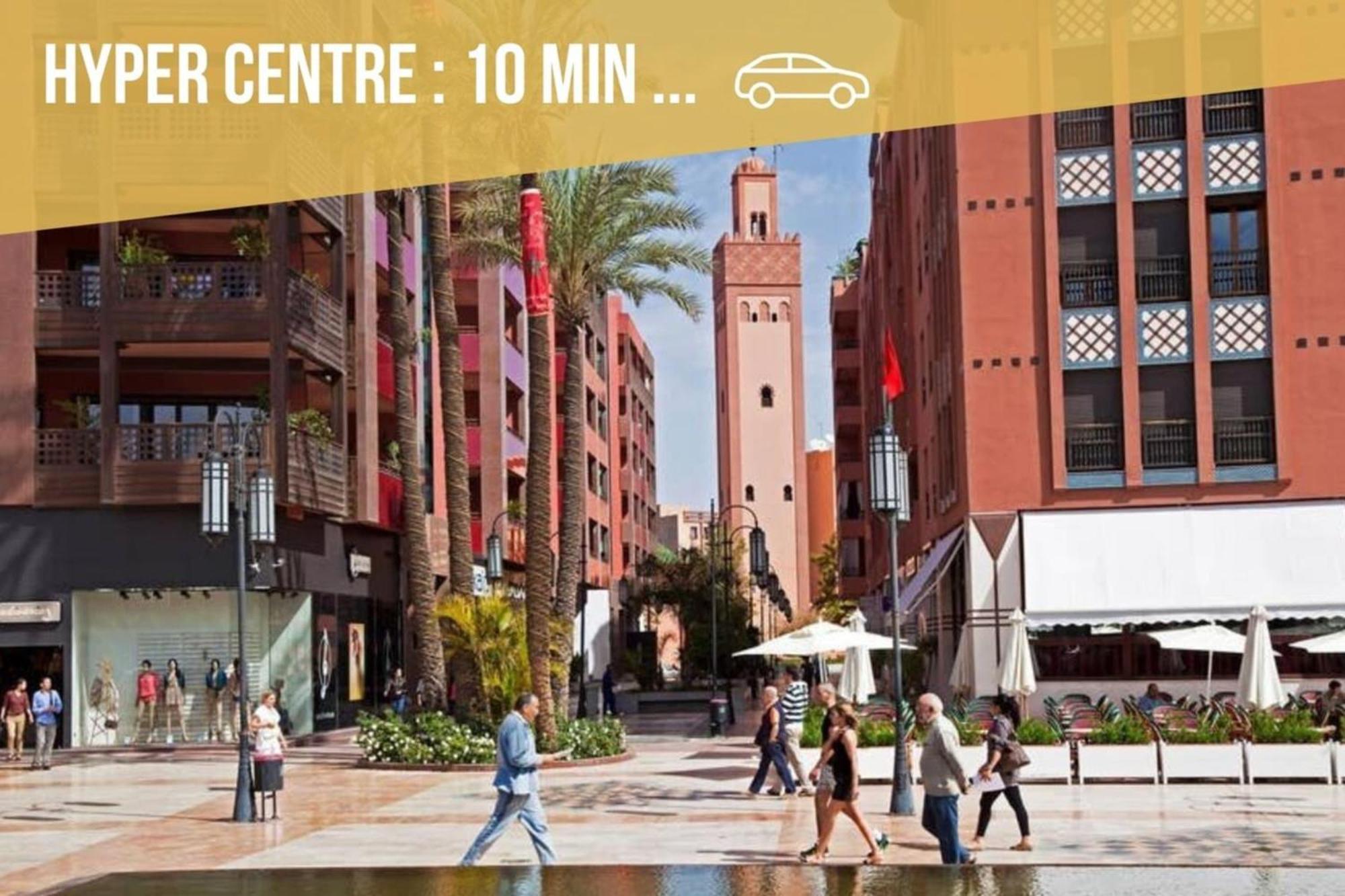 Sarah I 92 M I Piscine I Quartier Hivernage Appartement Marrakesh