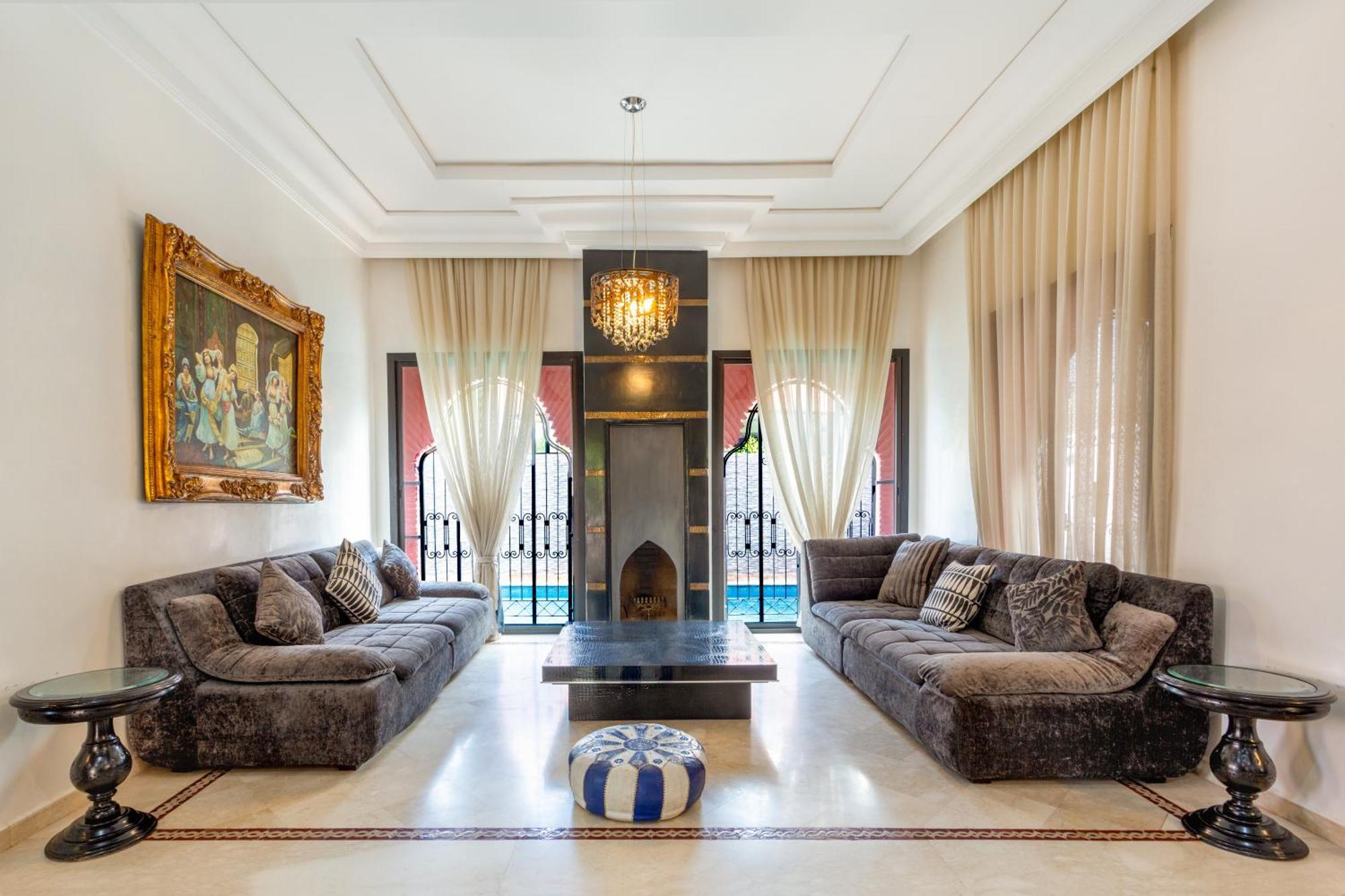 Magnifique De 320 M2 Avec 2 Piscines Pousada Marraquexe