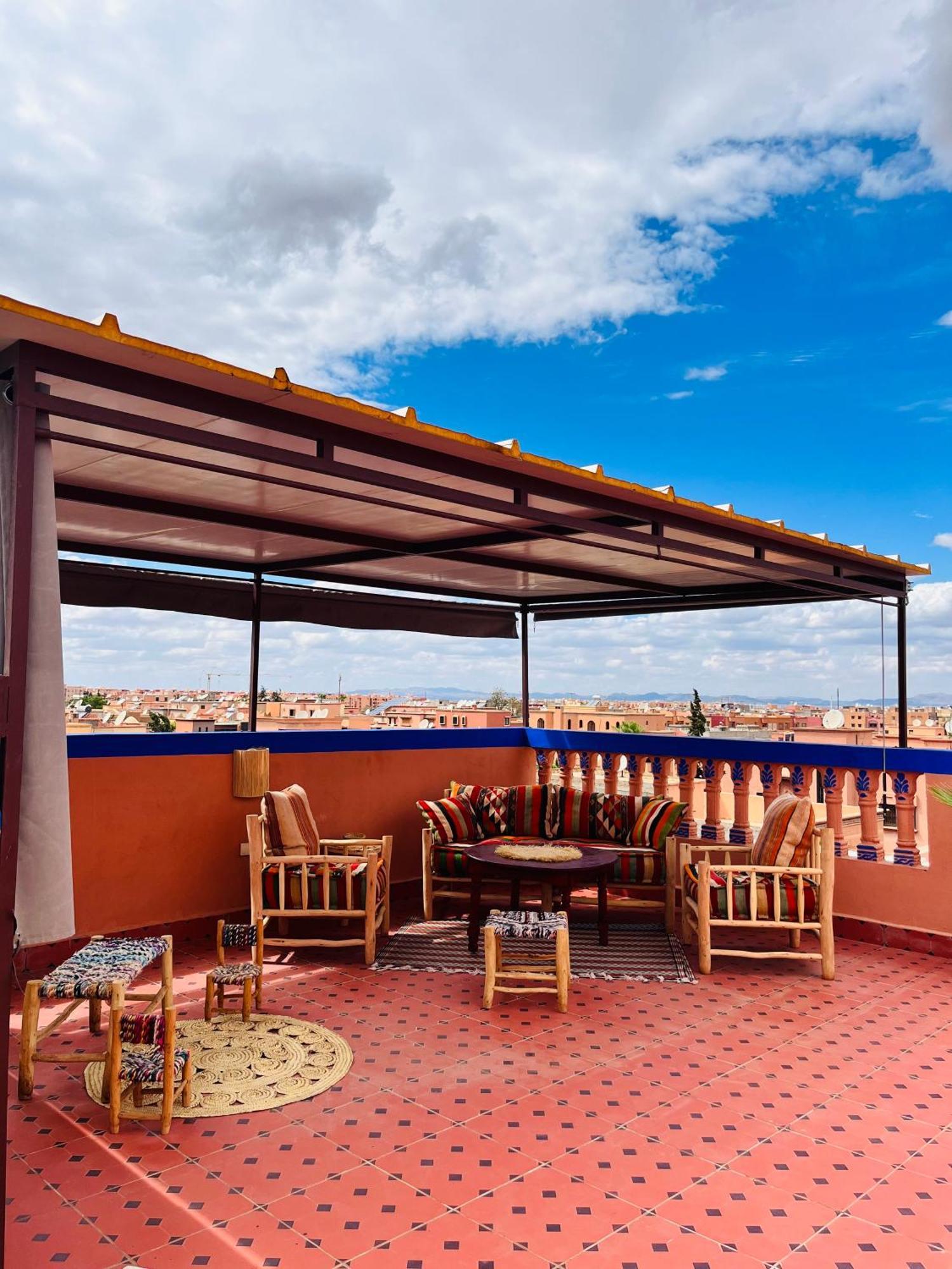 Apartment With Ac, Patio And Rooftop Appartement Climatise Avec Patio Et Toit Terrasse Apartment Marrakesh
