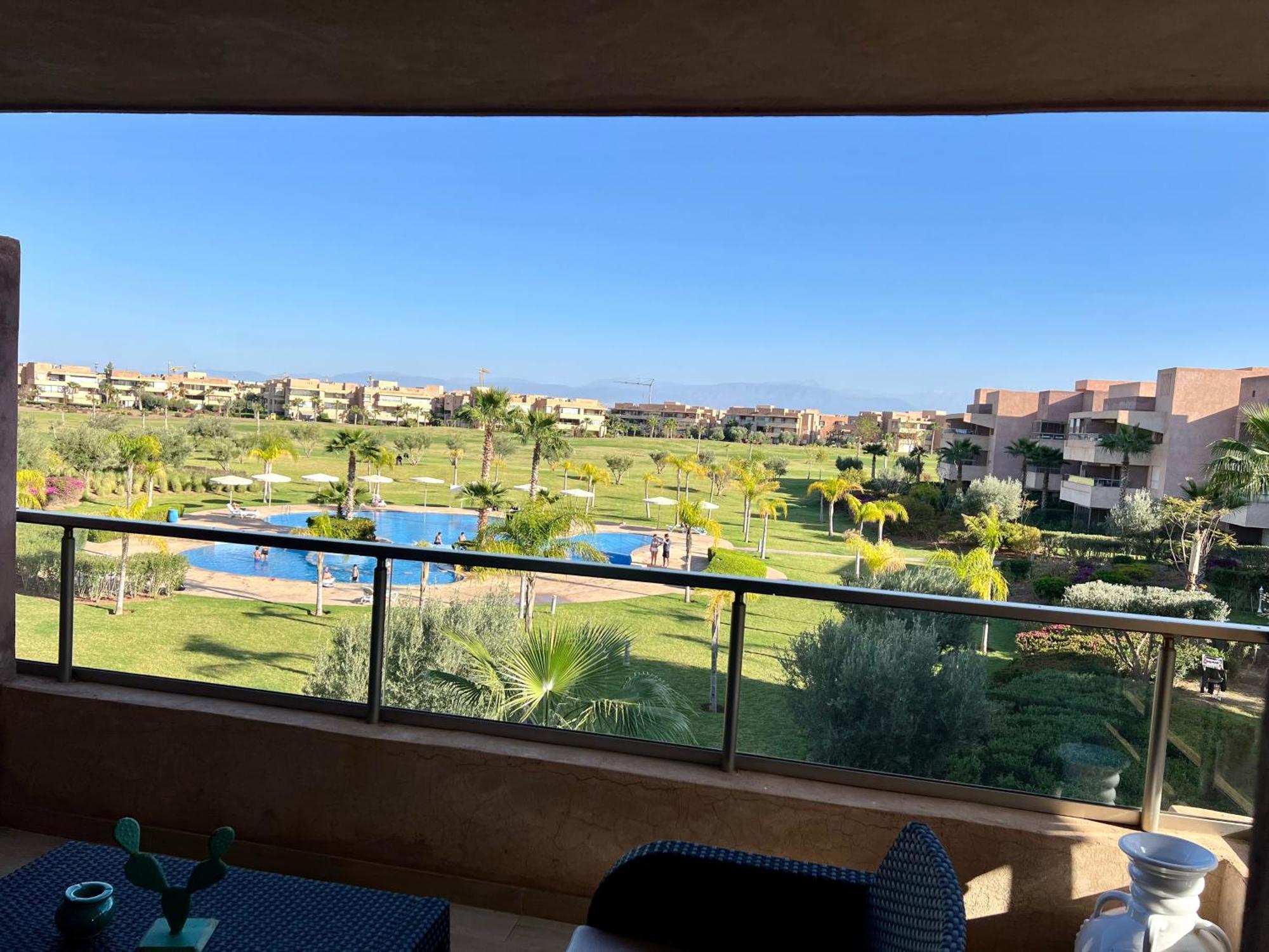 Apartment Quiet Atlas And Pool View - Fiber Optic Internet Marrakesh