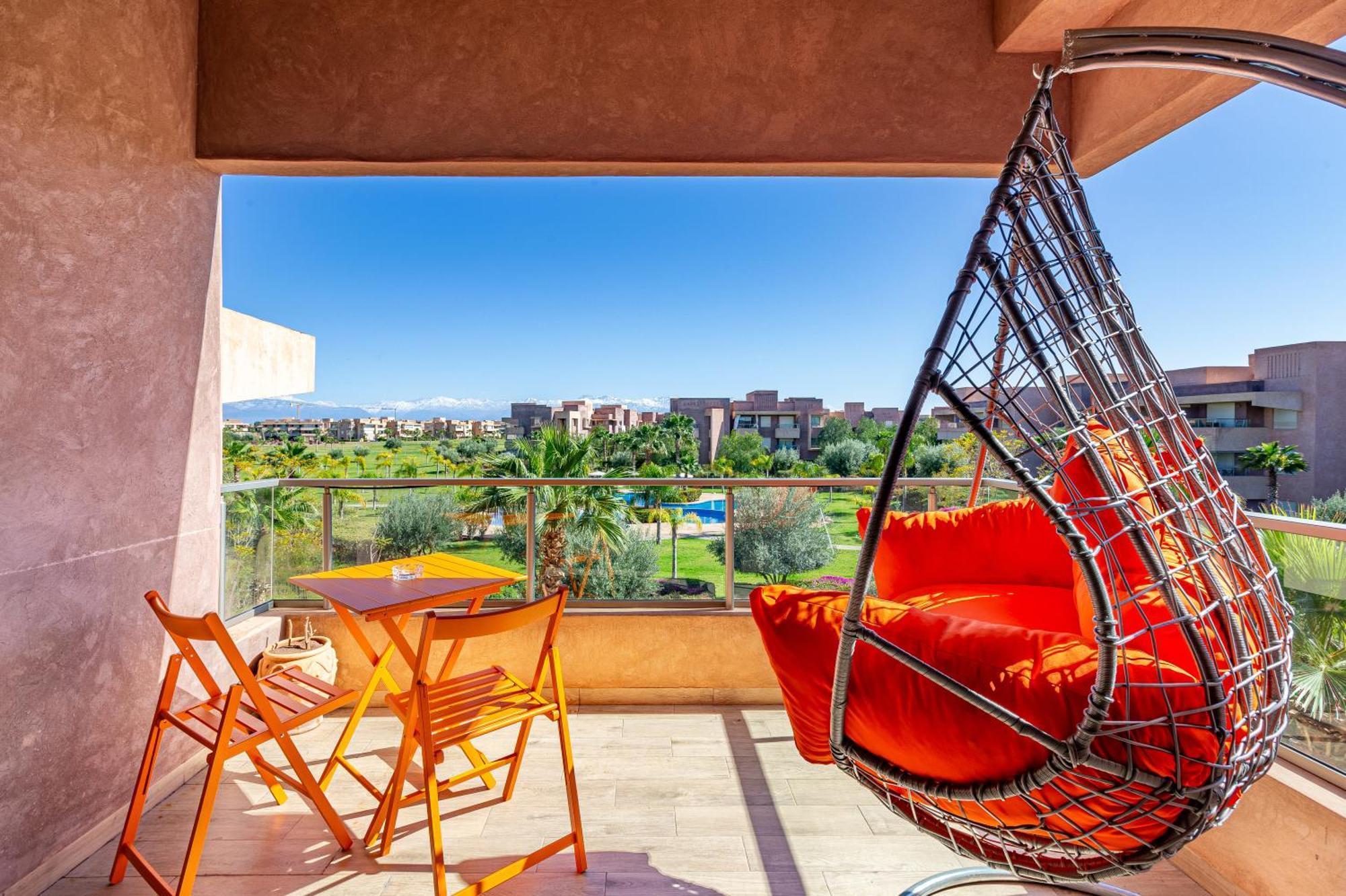 Apartment Perle Rare A Prestigia 2 Ch Avec Vue Incroyable Marrakesh