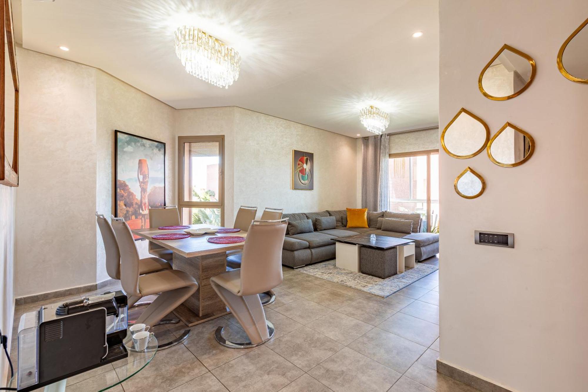 Apartment Luxury Living Flat In Prestigia Marrakech Marrakesh