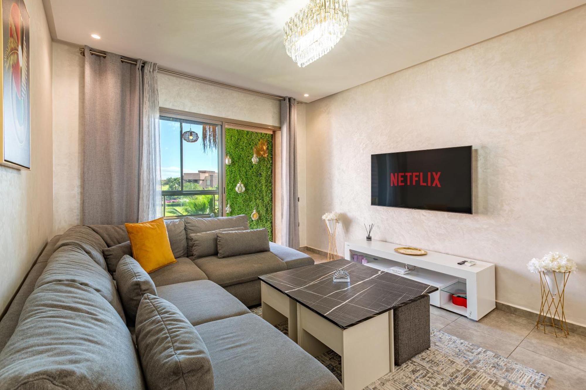 Apartment Luxury Living Flat In Prestigia Marrakech