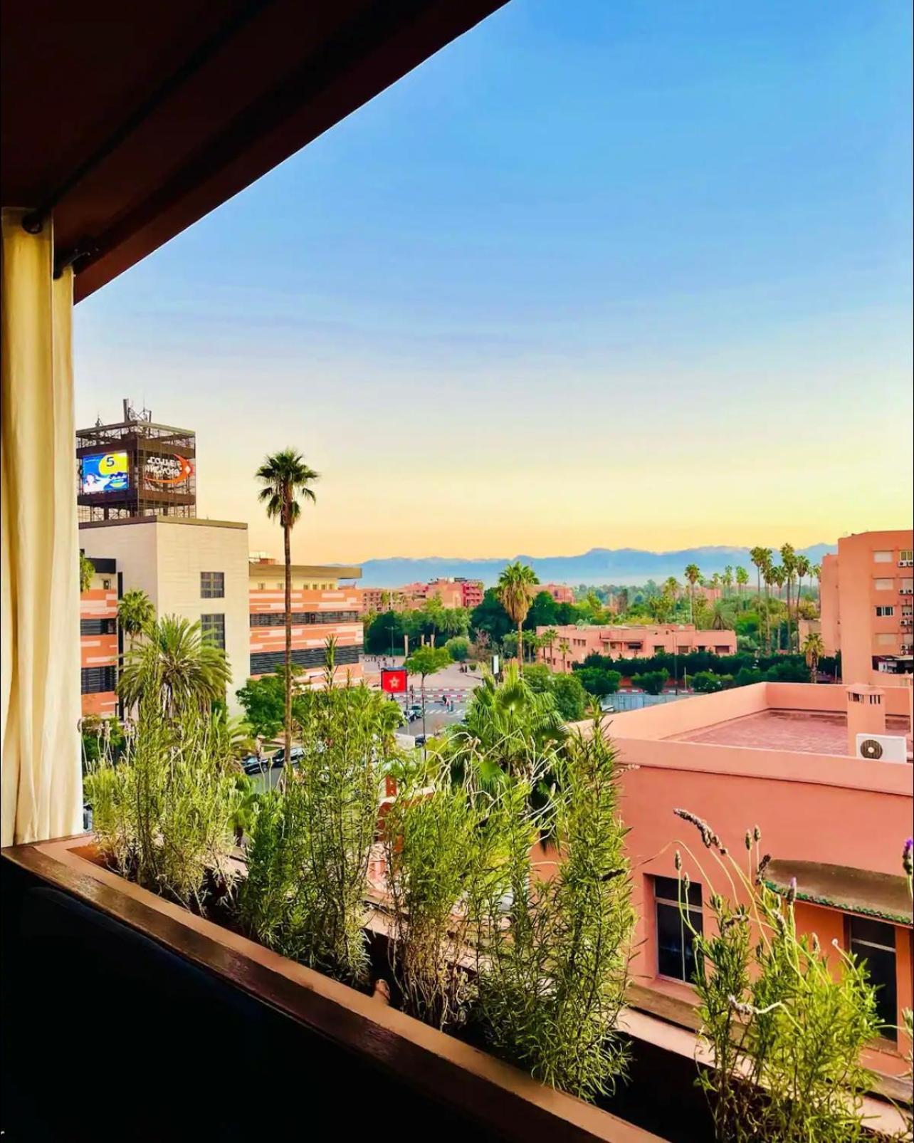 Luxueux Avec Vue Panoramique Sur L'atlas Au Centre De Marrakech