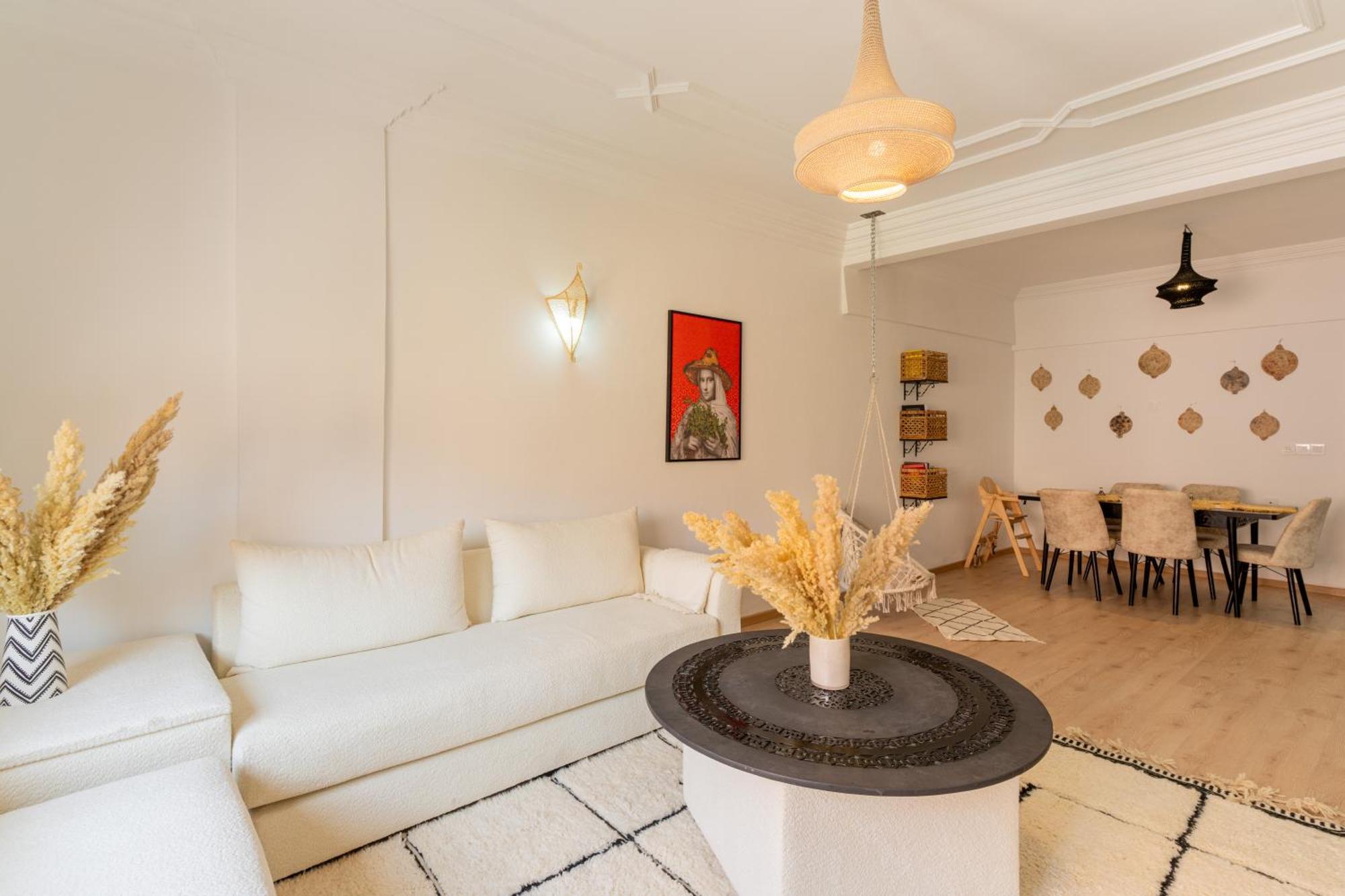 Centre Marrakech Gueliz - Cool & Cozy For A Family In The Heart Of The Appartement Marrakesh