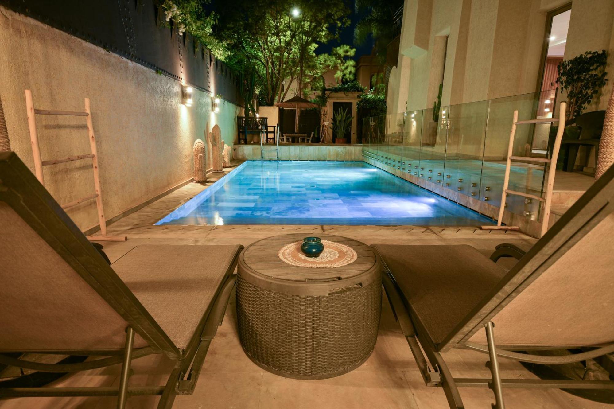 Villa Boheme Avec Personnel De Maison Marrakesh