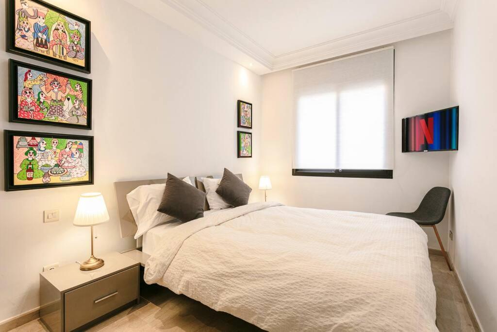 Sculpted Serenity - Marrakech Centre Apartment *