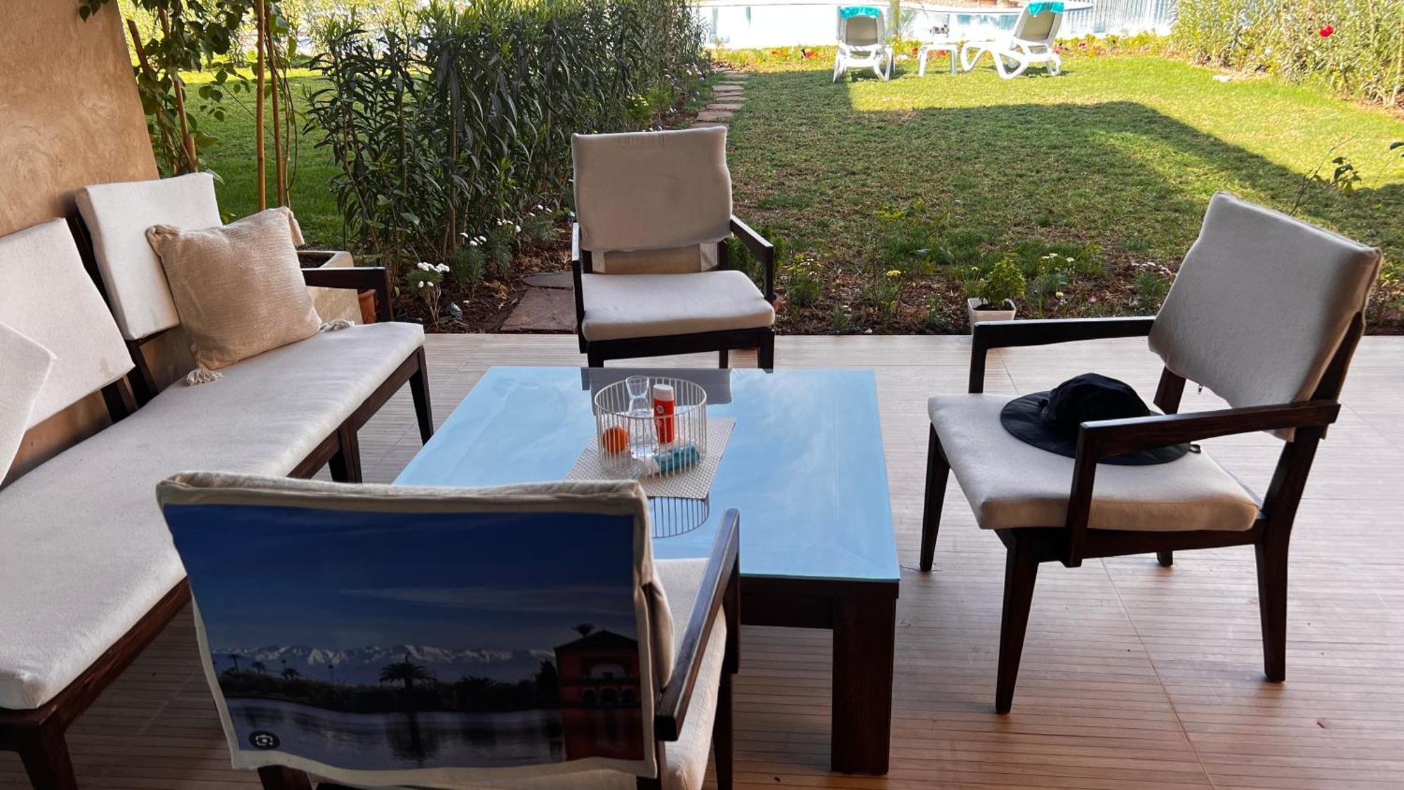 Mini-villa Situee Dans Prestigia A Marrakech, Avec Vue Sur La Piscine Et Le Golf Securite 24h Sur 24 Et Proximite Ideale De L Aeroport 5 Minutes C Est Parfaite Pour Des * Marrakesh