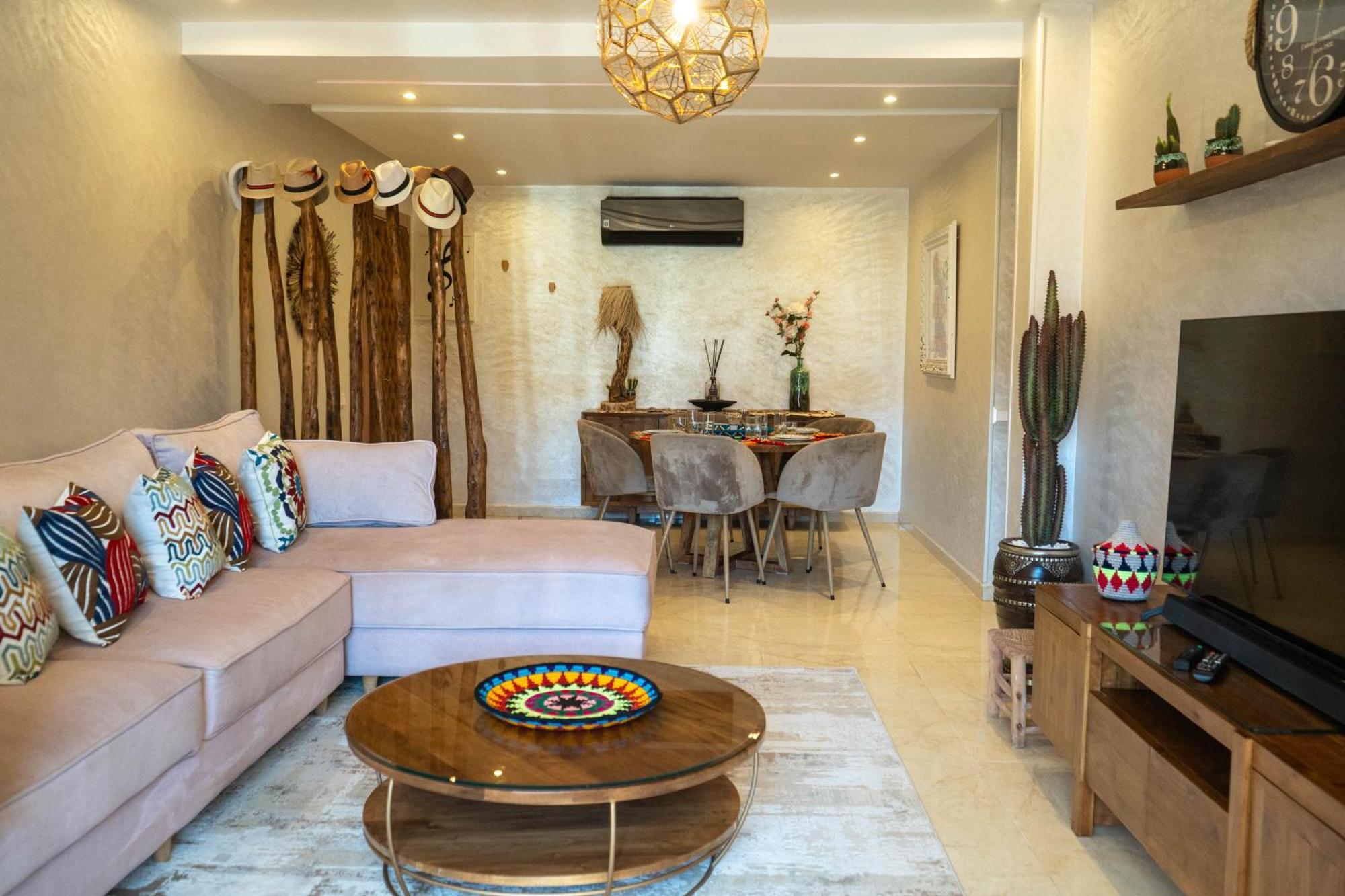 Apartamento Magnifique Moderne De 2 Avec Piscine A 10 Min Du Centre De Marrakech