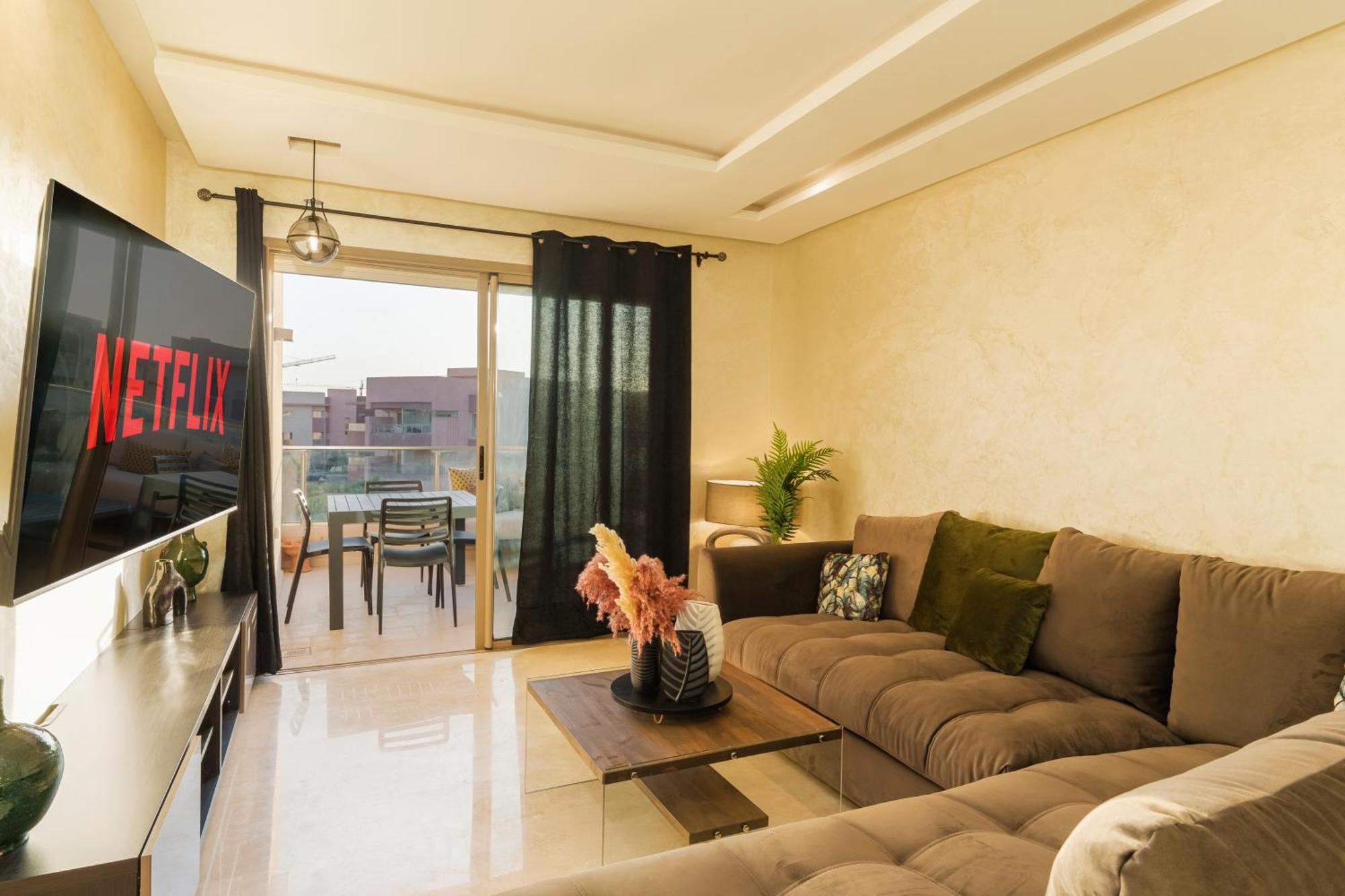 Apartment View Pool - 3 - Optical Fiber Marrakesh