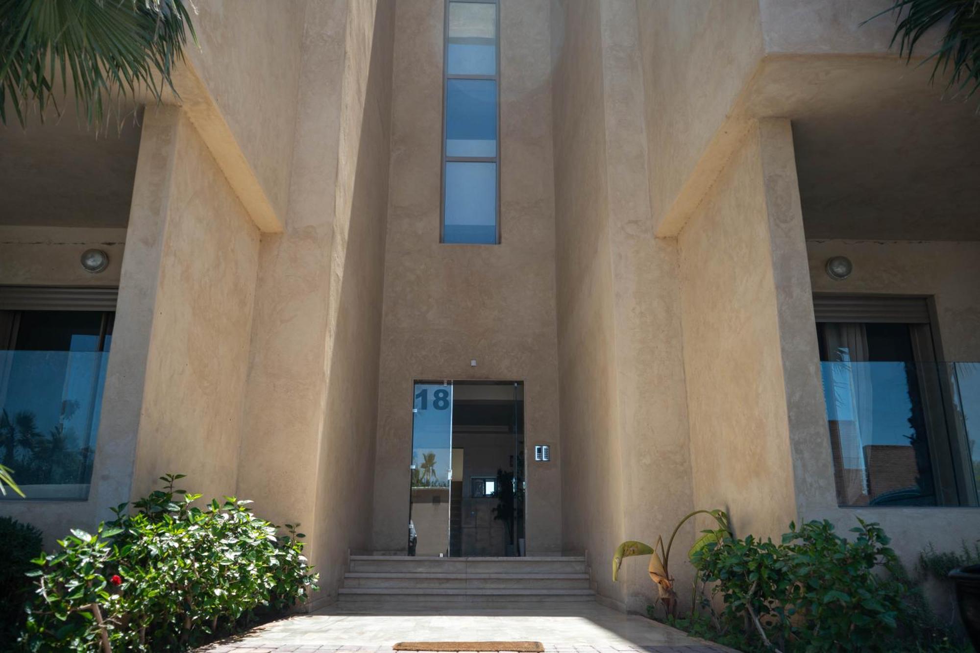 Apartamento Magnifique Moderne De 2 Avec Piscine A 10 Min Du Centre De Marrakech