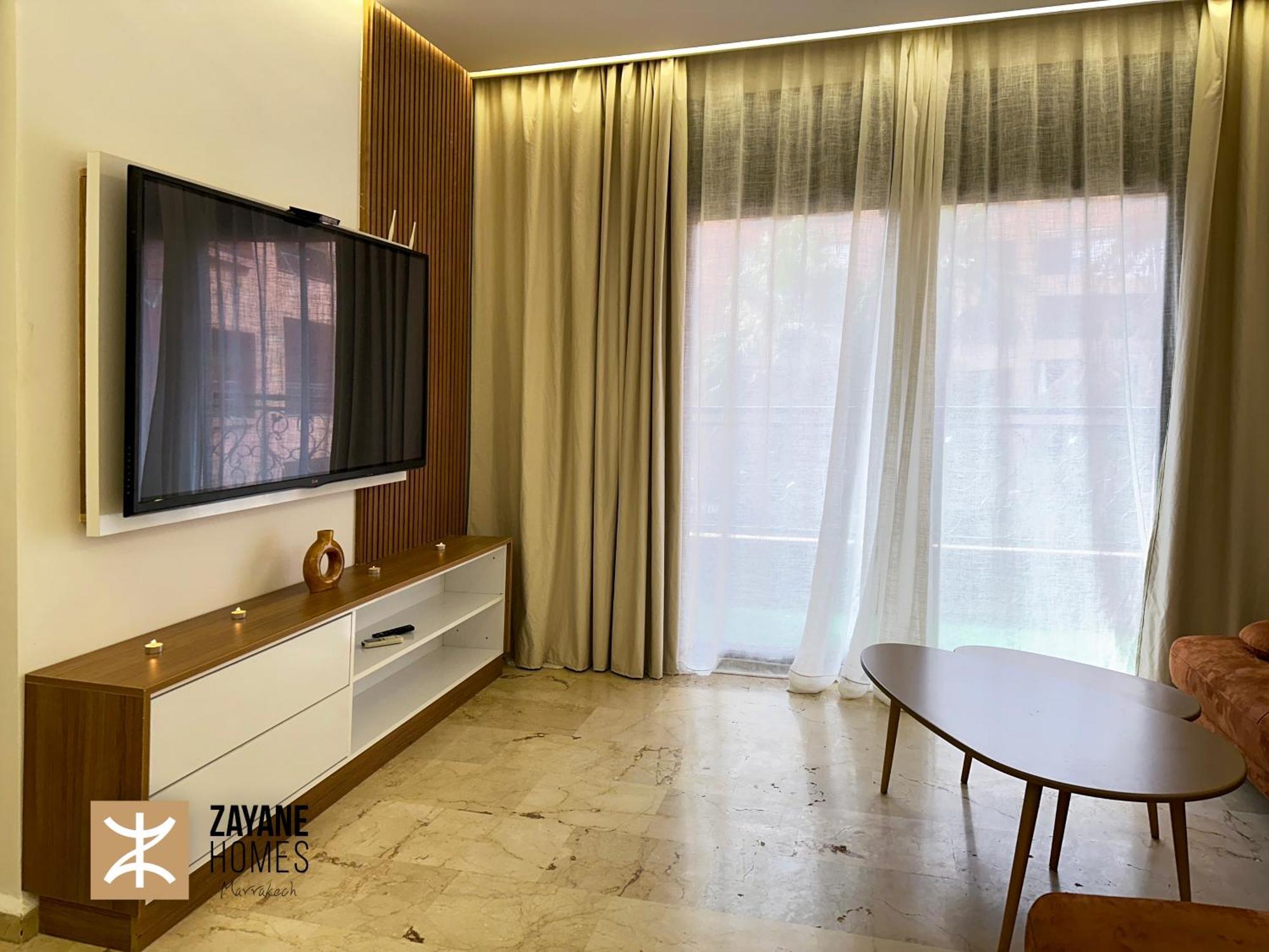Apartment Premium Amazigh 2br Flat - Balcony & Pool Access *
