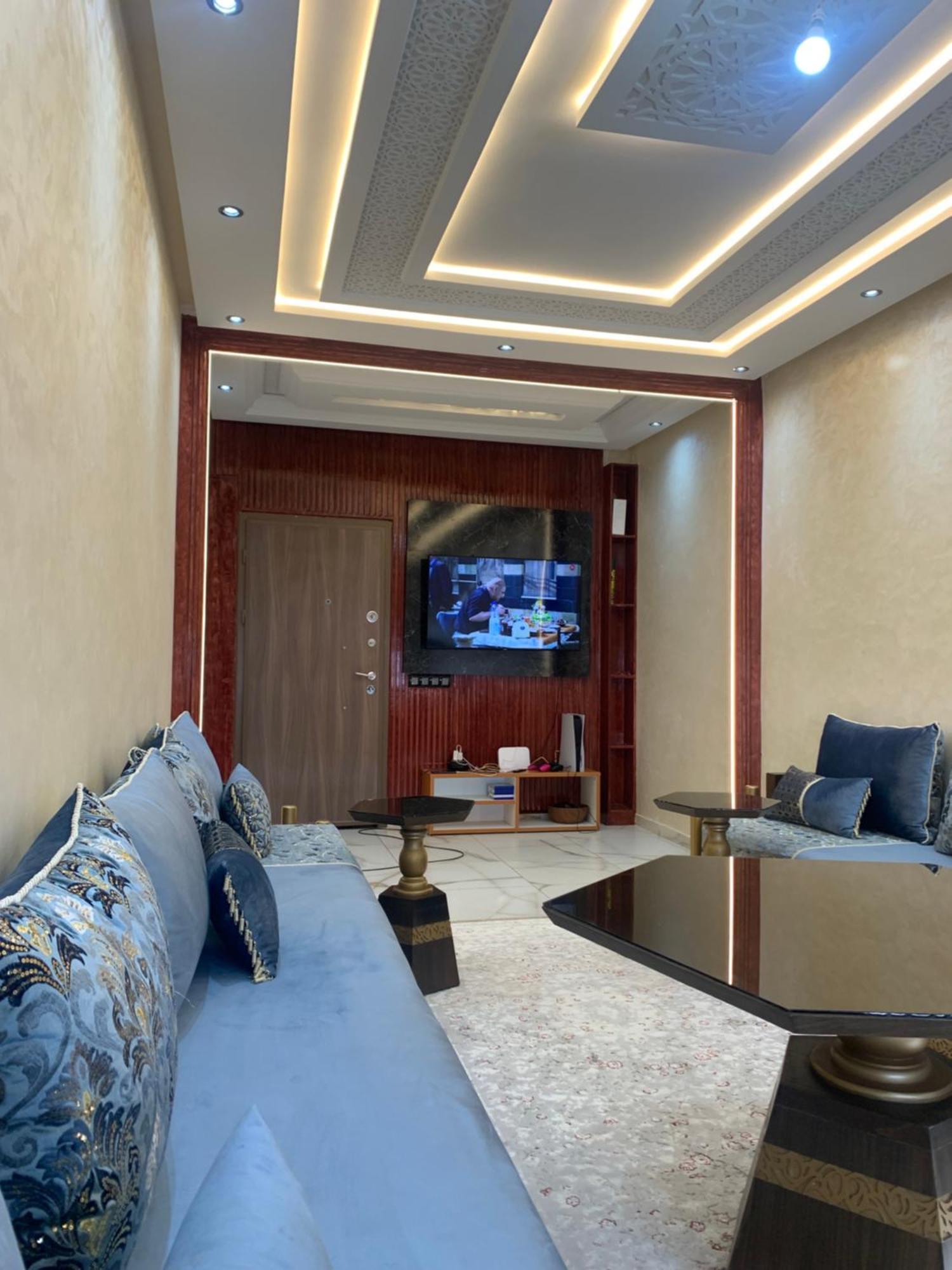 Avec Piscine 2 Chambre Salon Piscine Toilette Salon Cuisine Equipe Apartment Marrakesh