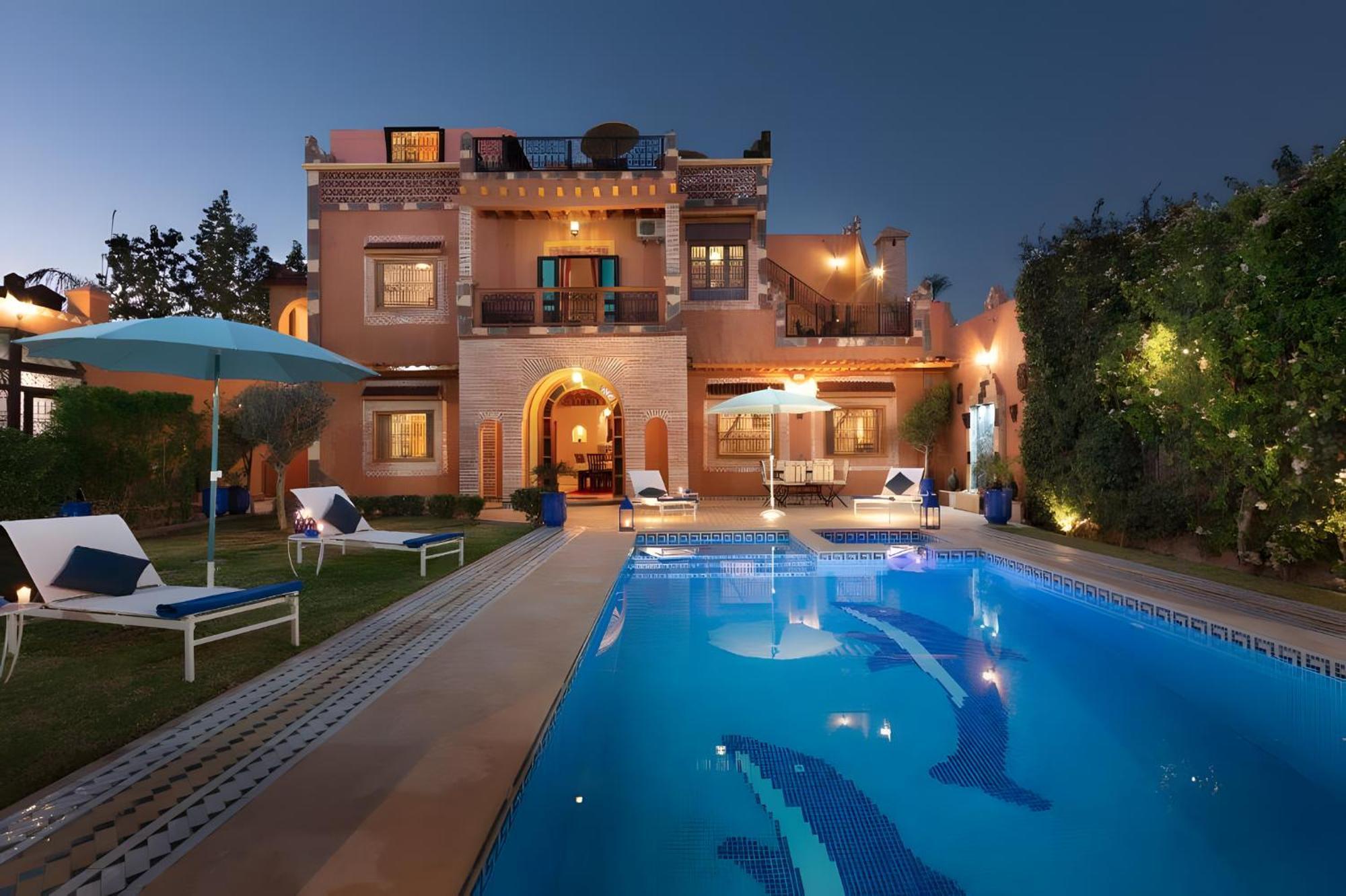 Villa Timskrine Marrakech-private Pool-panoramic Mountain Views