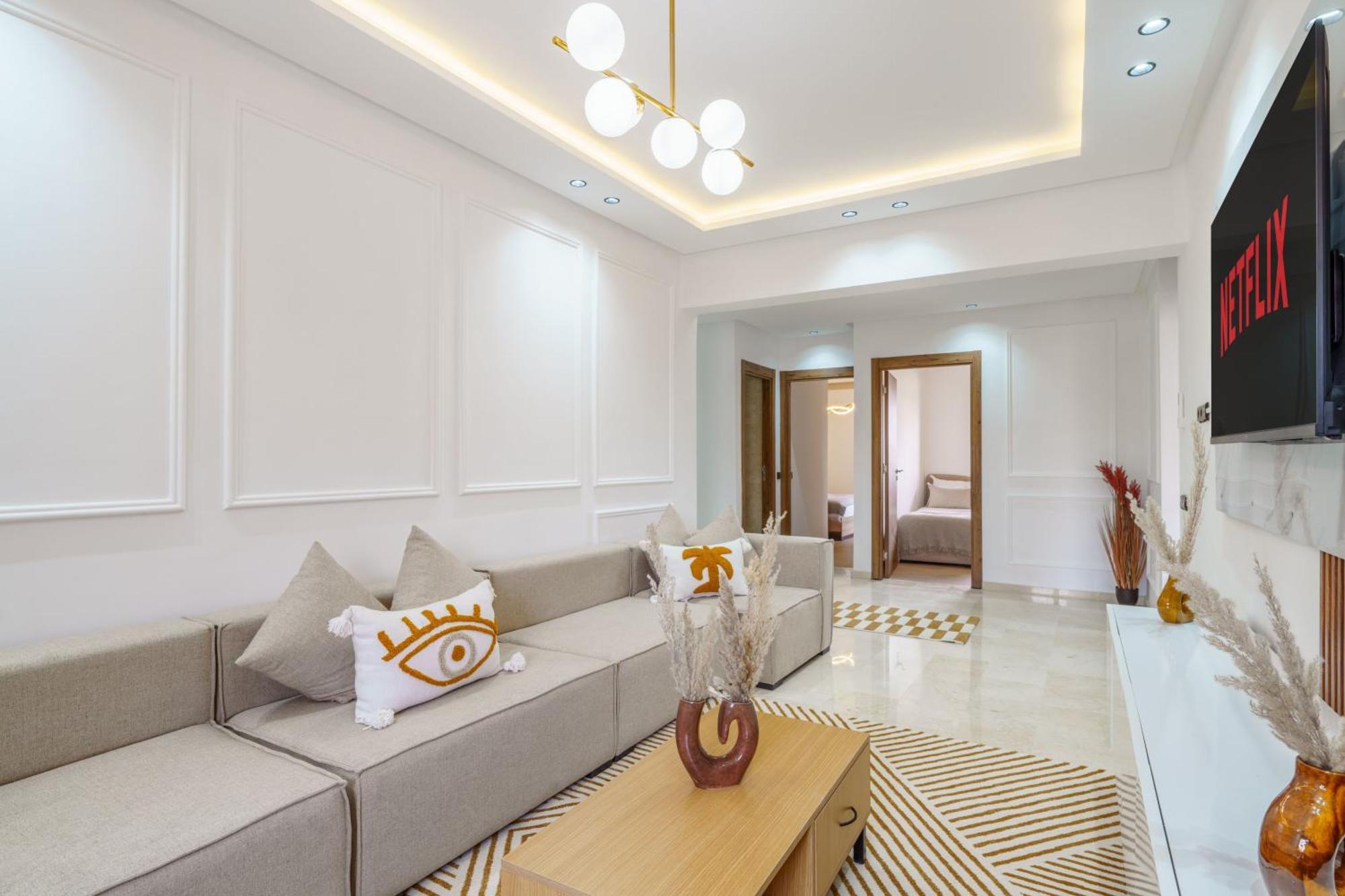 Elegant And Cozy 3 Bedrooms In Hivernage Apartment Marrakesh