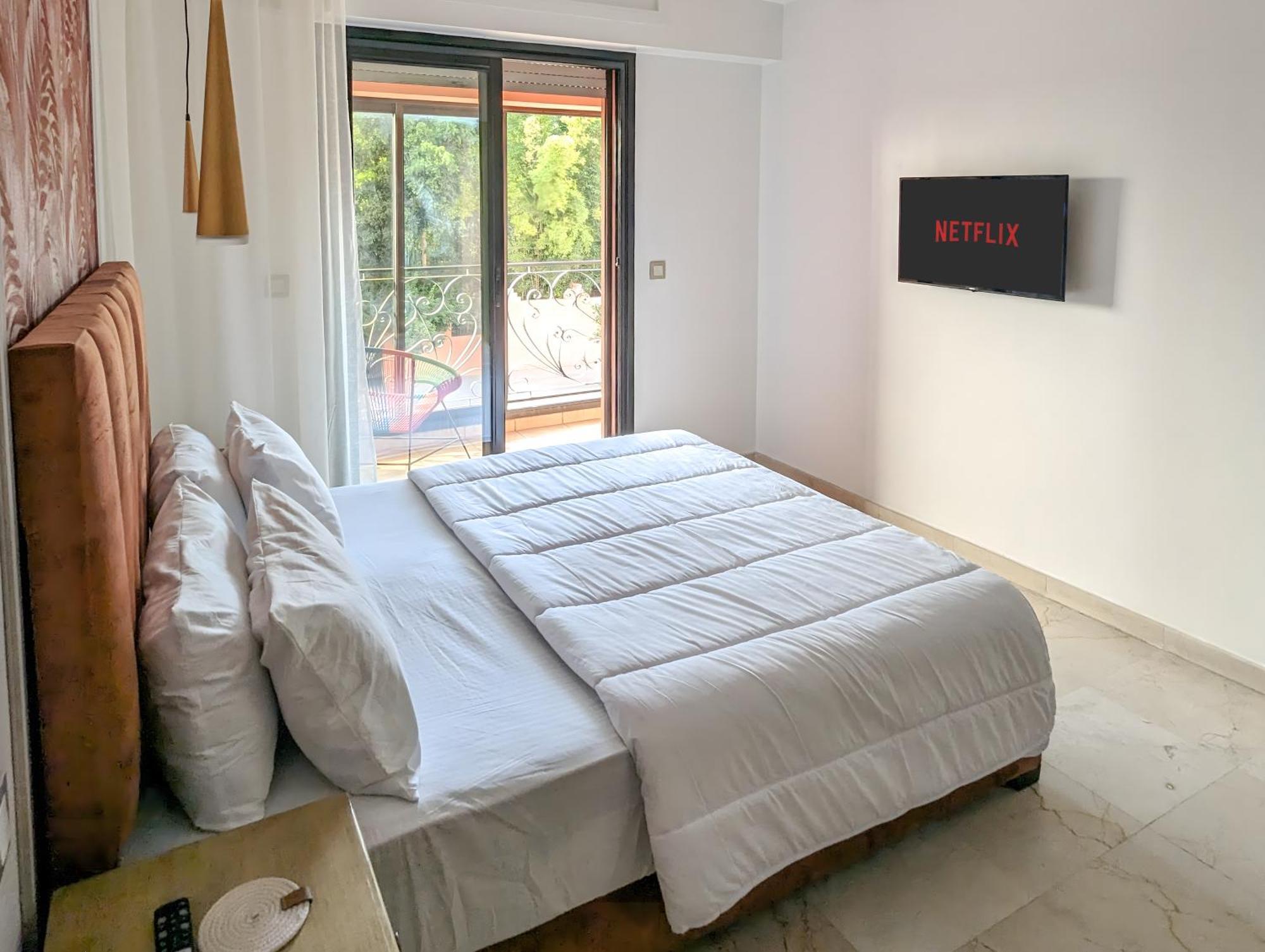 Panoramic View Majorelle Garden With Pool Appartement
