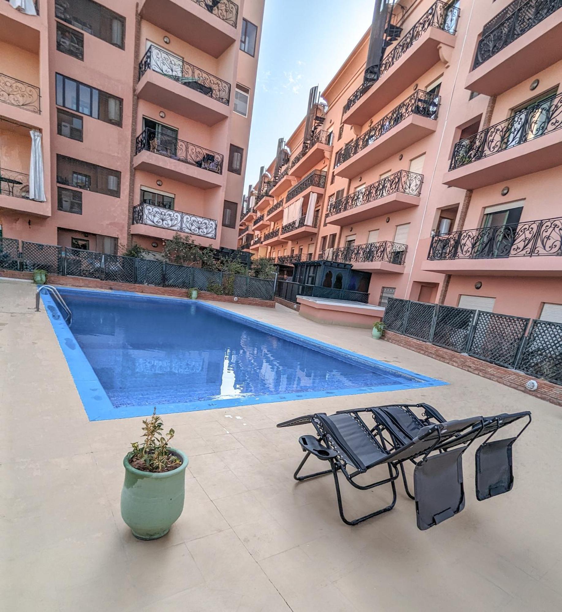 Appartement Panoramic View Majorelle Garden With Pool