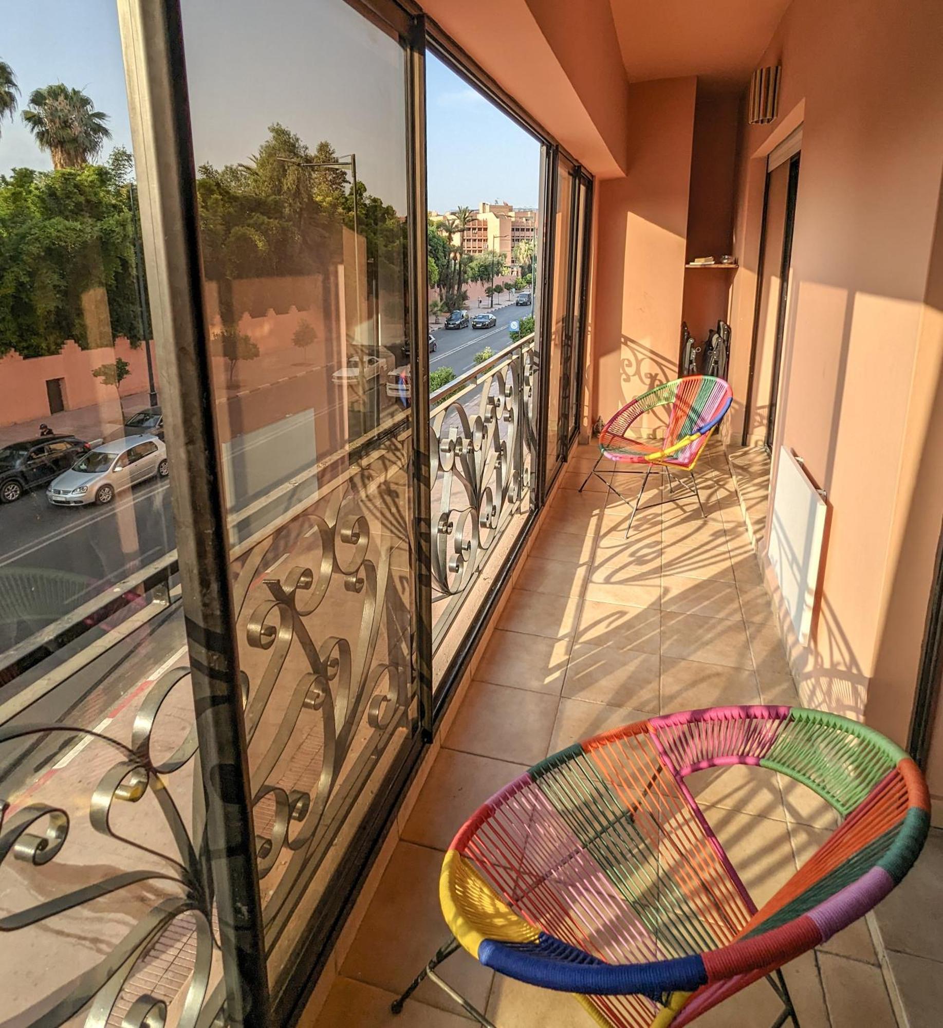 Panoramic View Majorelle Garden With Pool Appartement