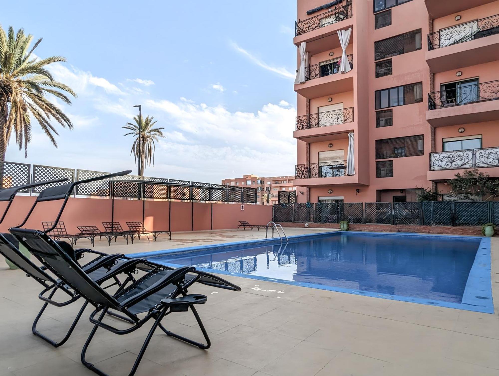 Appartement Panoramic View Majorelle Garden With Pool