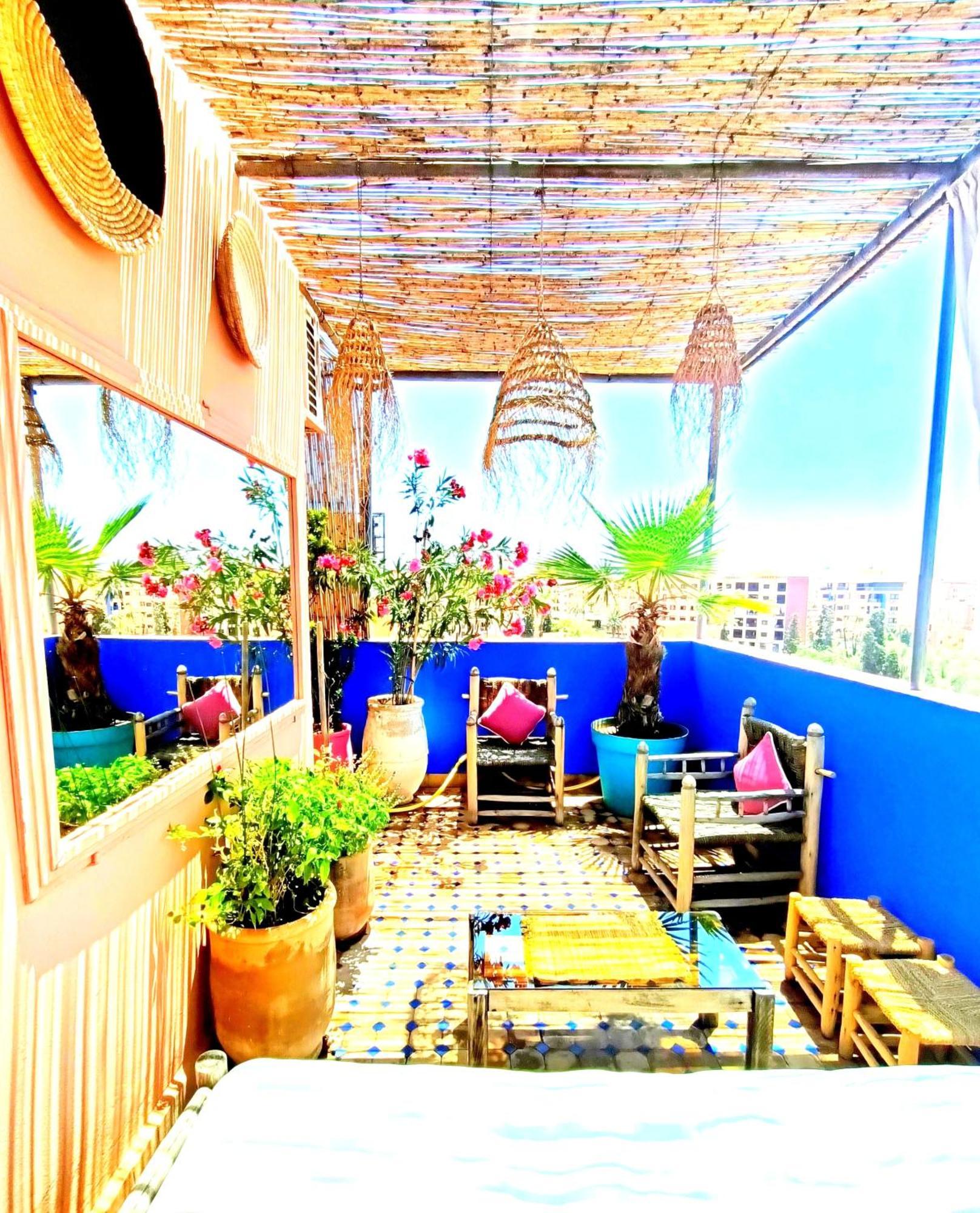 Magnifique Terrasse: Panoramic Views Near Majorelle Gardens Apartment