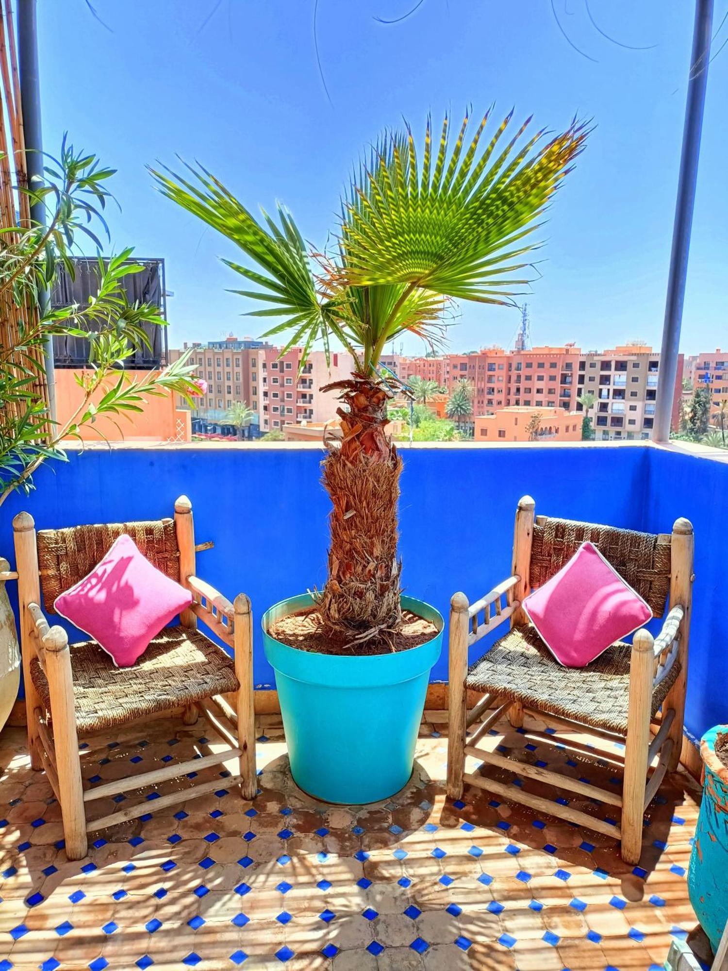 Magnifique Terrasse: Panoramic Views Near Majorelle Gardens Apartment
