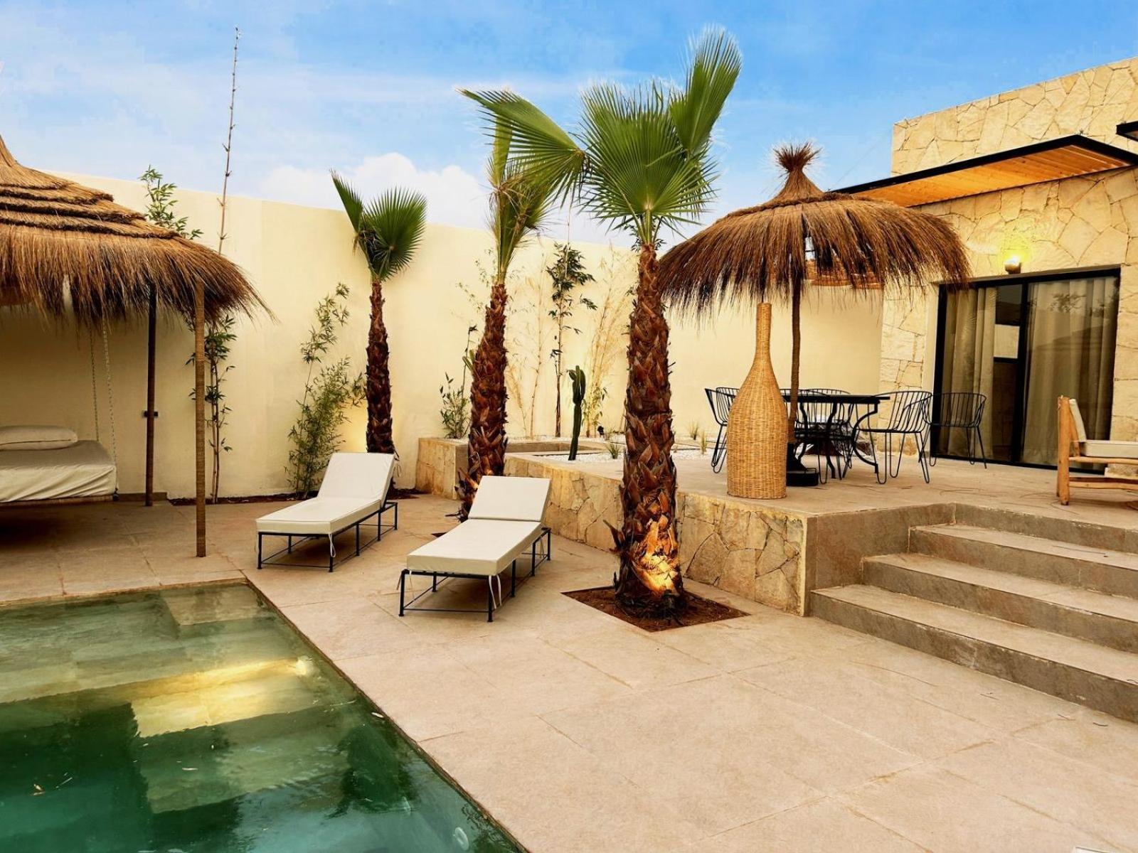Villa Marrakech El Ain Avec Piscine Chauffee