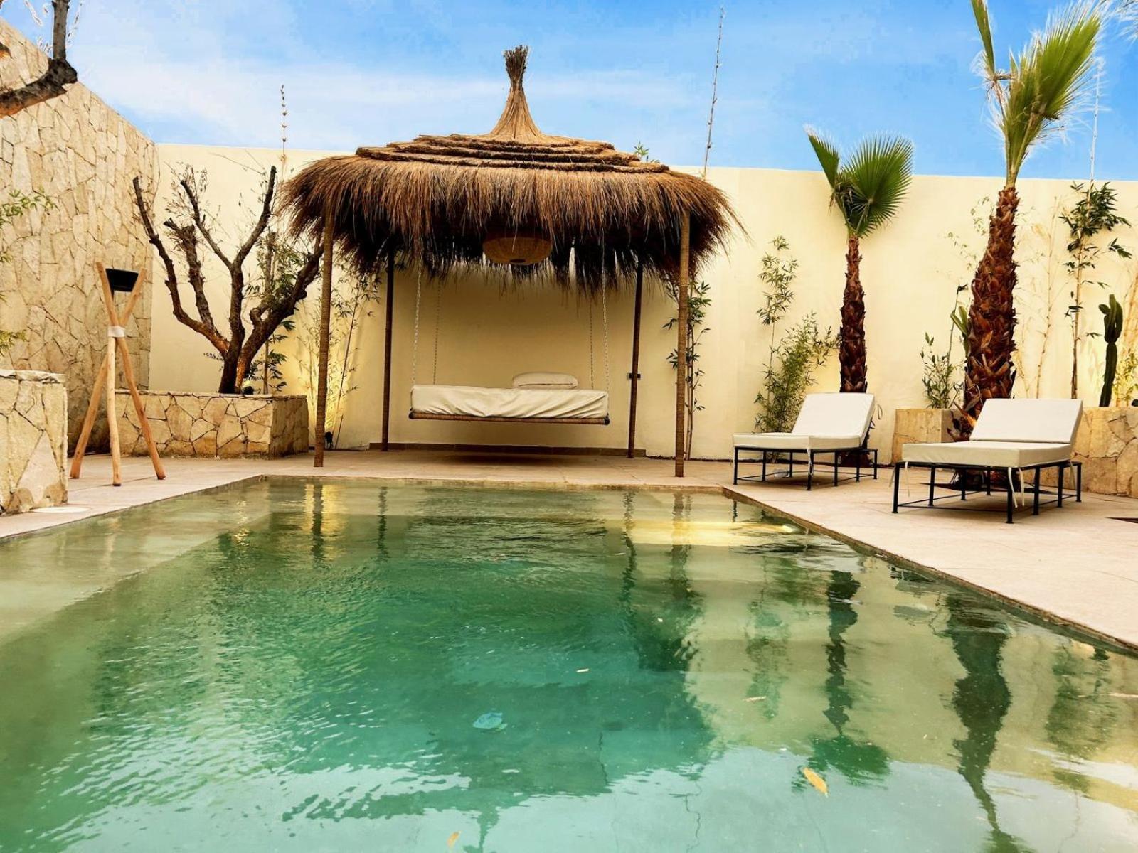 Villa Marrakech El Ain Avec Piscine Chauffee *