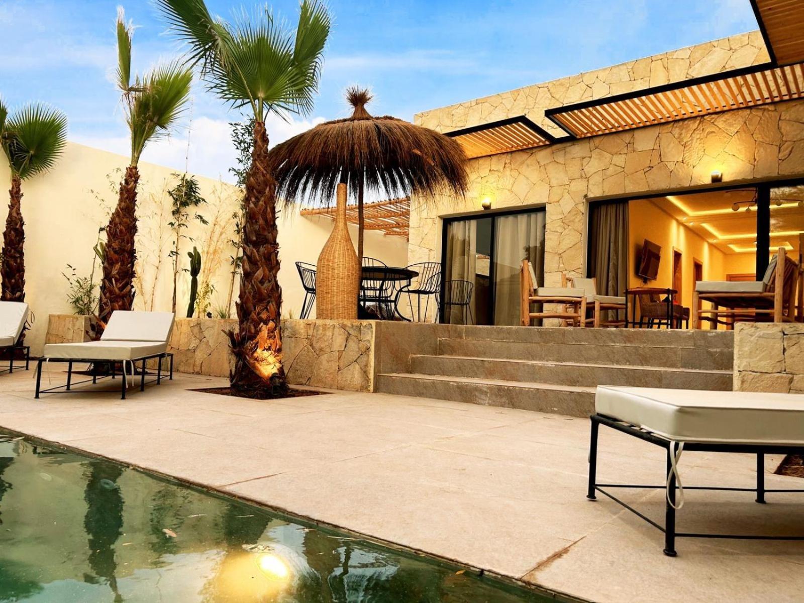 Villa Marrakech El Ain Avec Piscine Chauffee *