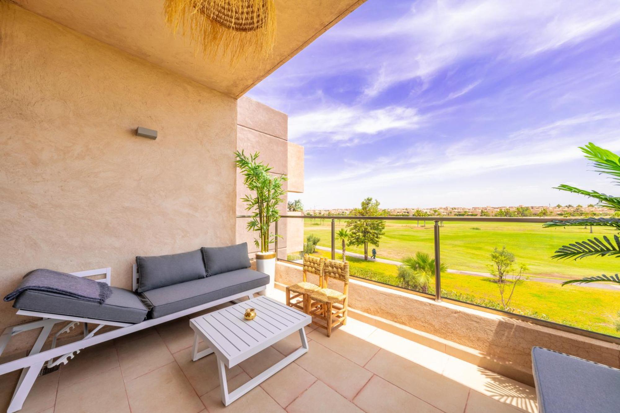 Apartment Vue Montagnes, Golf Et Piscine, Luxe A Marrakech Marrakesh