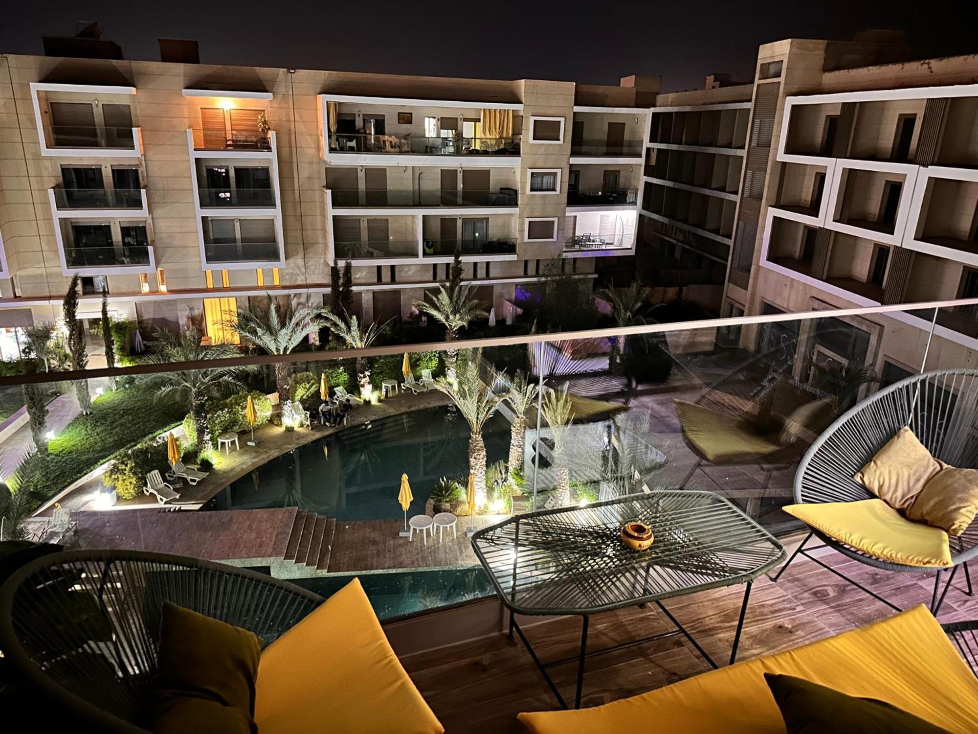 Pearl Garden Luxueux Chic Piscine Terrasse Netflix Iptv Parking Marrakesh