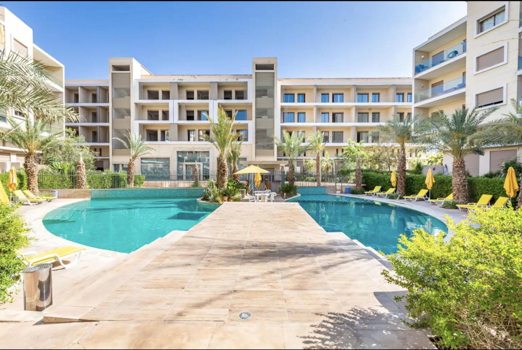Pearl Garden Luxueux Chic Piscine Terrasse Netflix Iptv Parking Apartment
