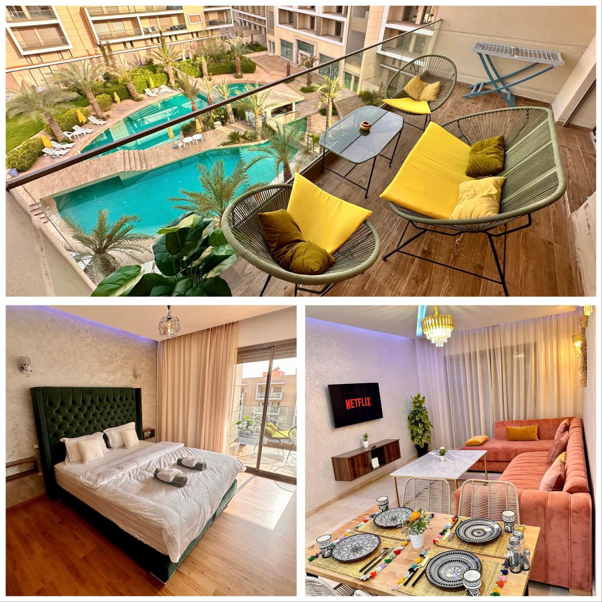 Pearl Garden Luxueux Chic Piscine Terrasse Netflix Iptv Parking Apartment *