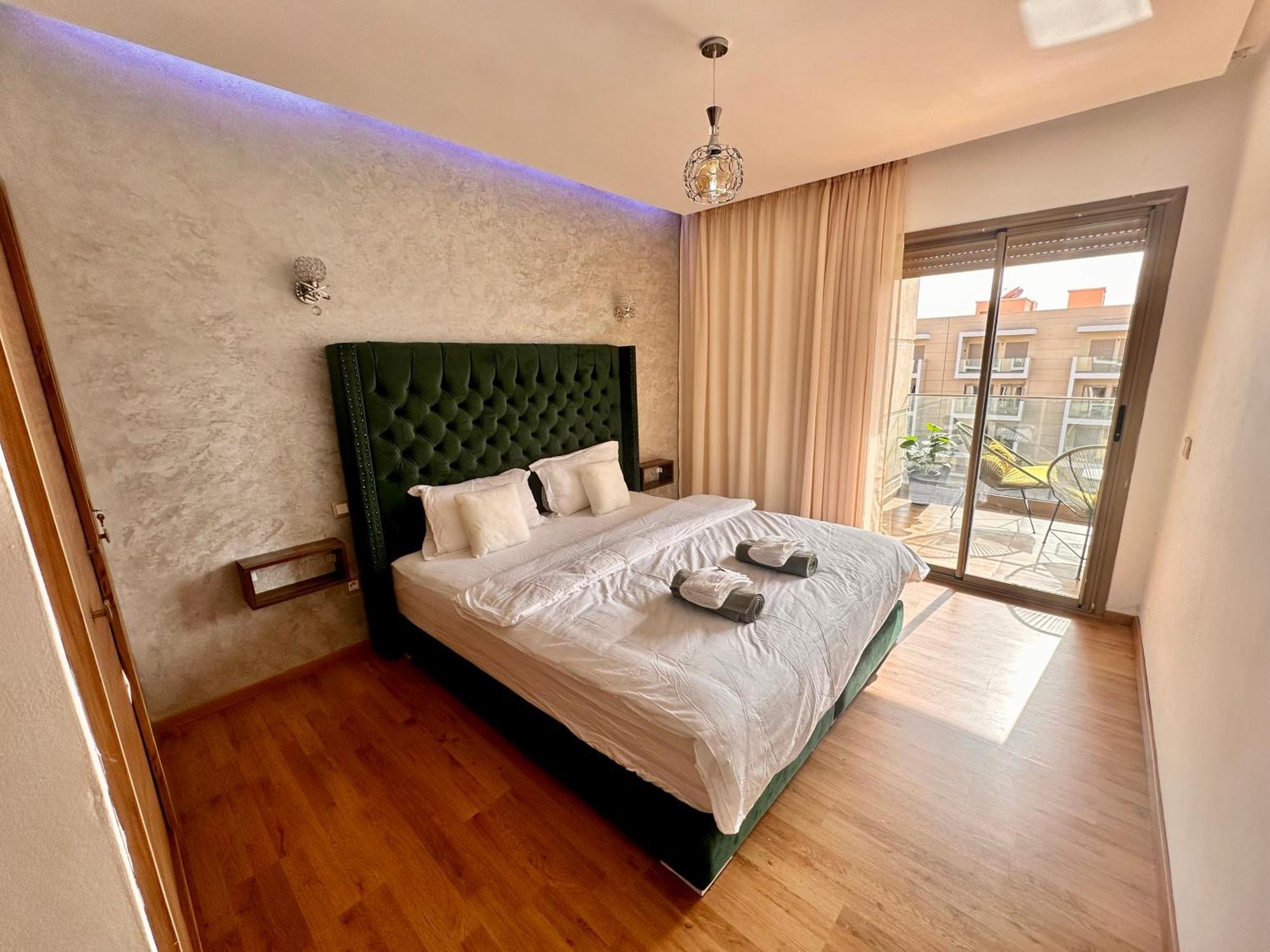 Apartment Pearl Garden Luxueux Chic Piscine Terrasse Netflix Iptv Parking