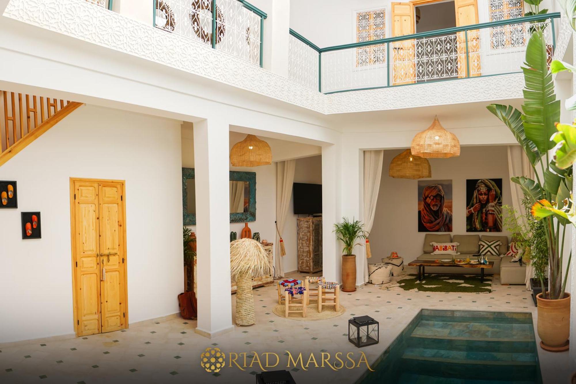 Marssa, Prive Zen Avec Belle Piscine Dans La Medina Marrakesh