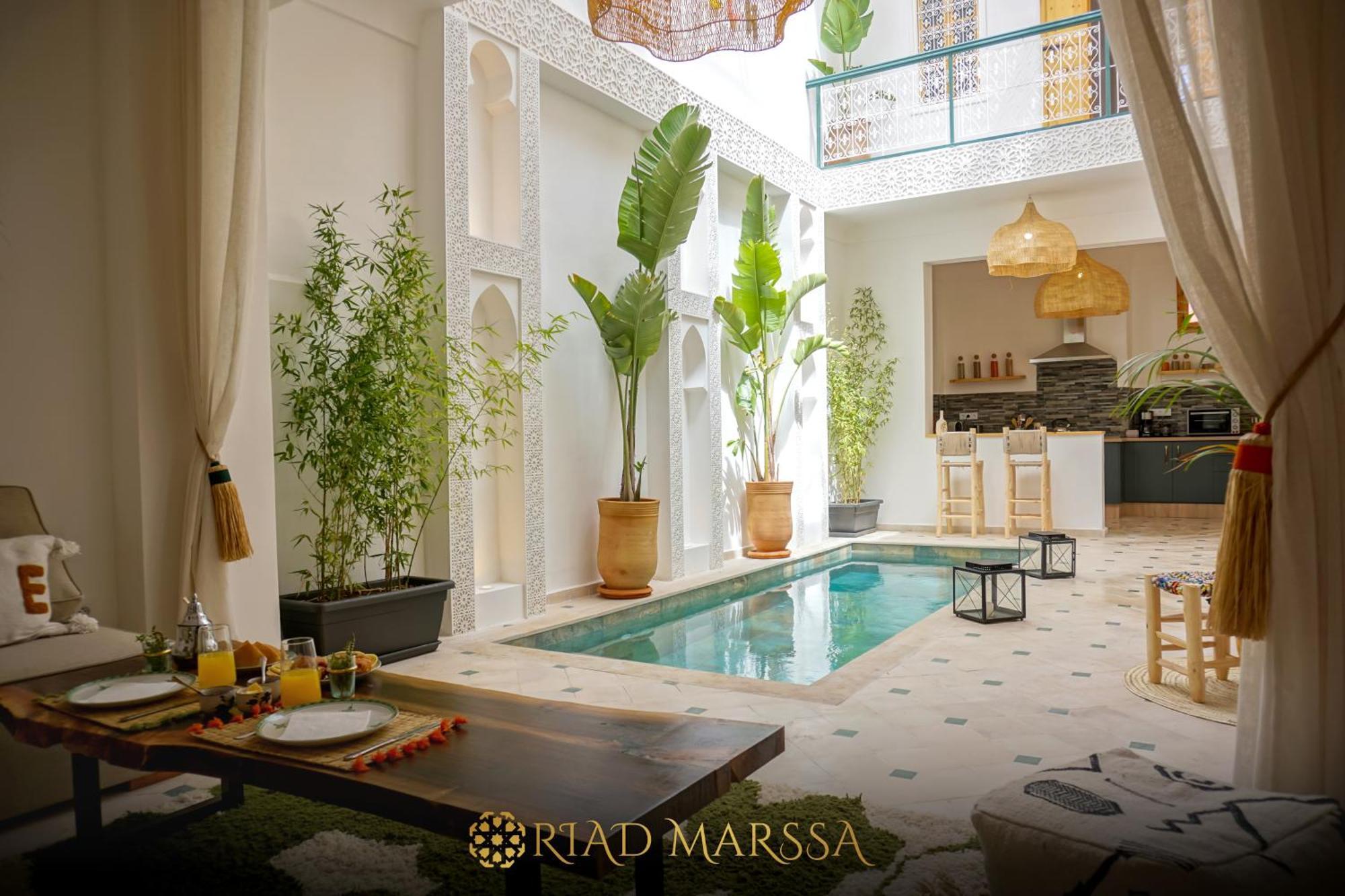Marssa, Prive Zen Avec Belle Piscine Dans La Medina Hébergement de vacances Marrakesh