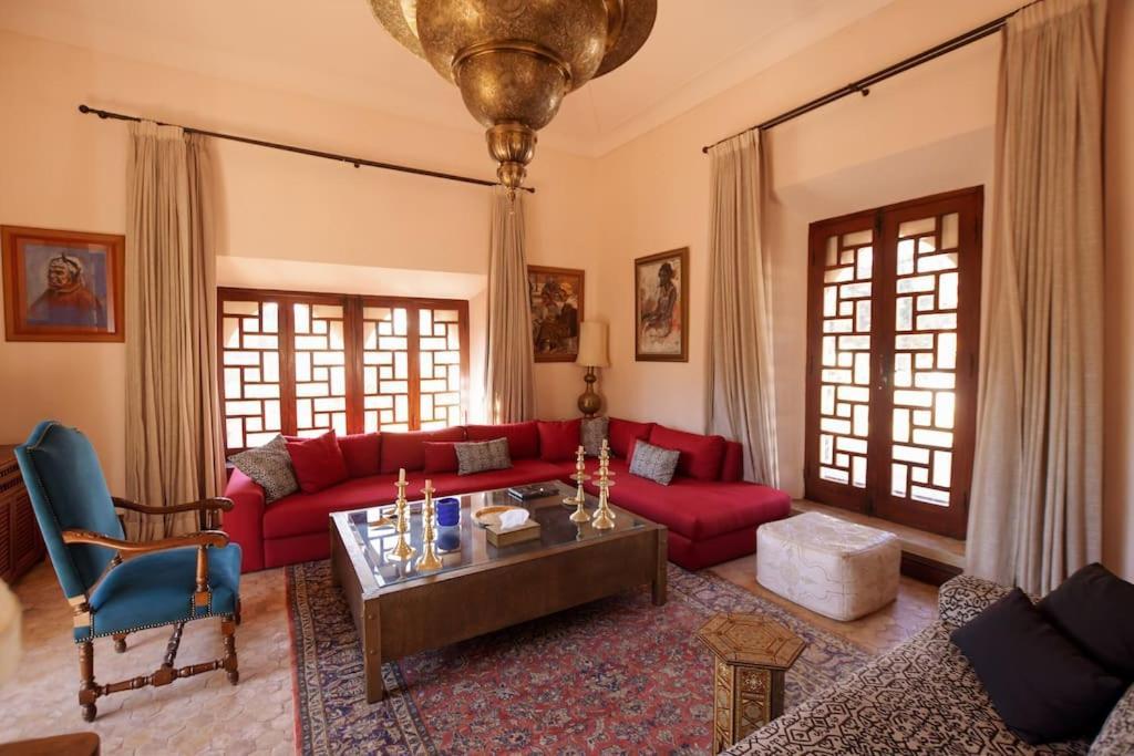 Villa Luxe Centre Marrakech Majorelle Rue Yves St Laurent