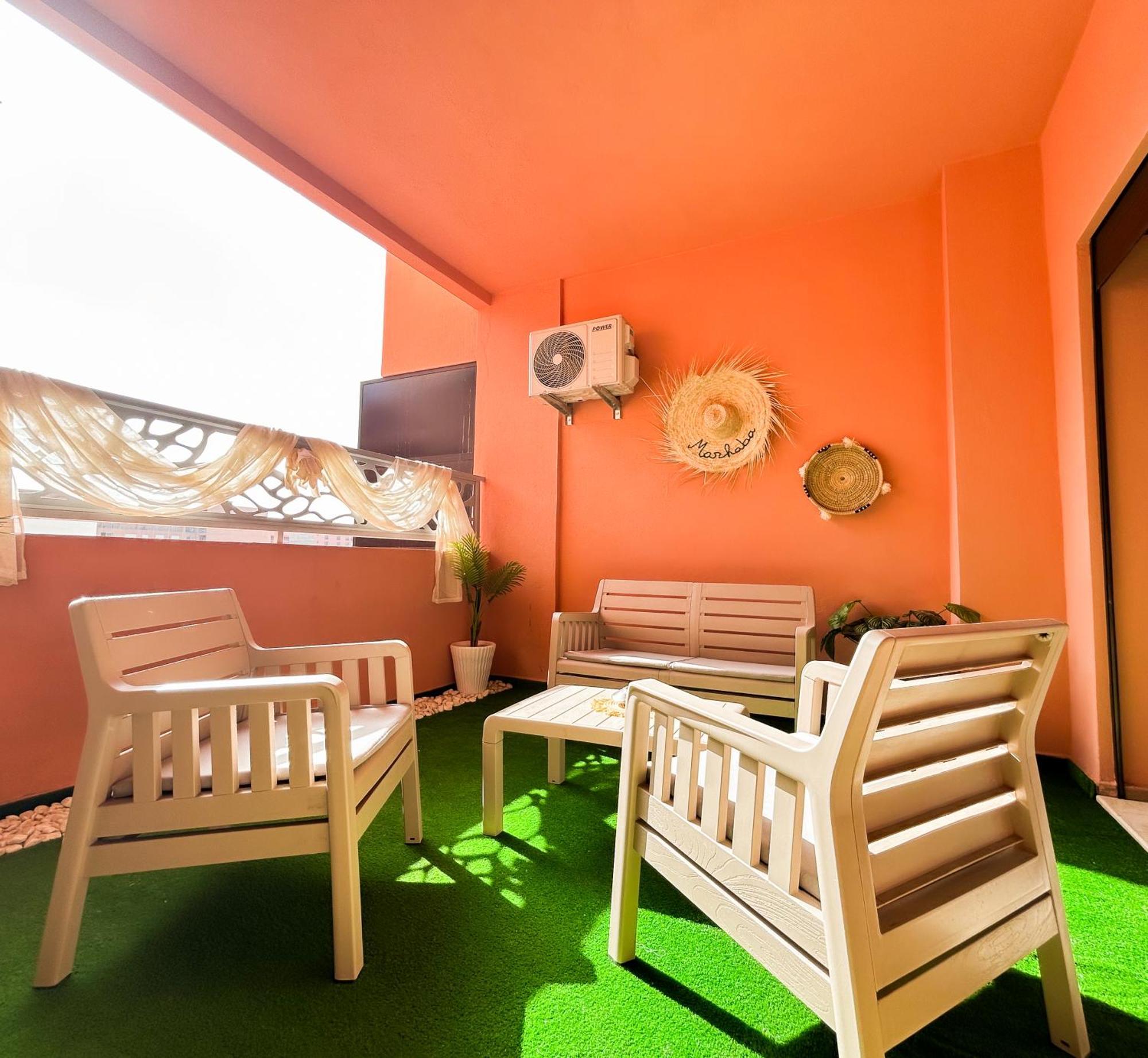 Appartement Le Cocon Dore Avec Terrasse Ensoleillee Au Centre De Marrakech *