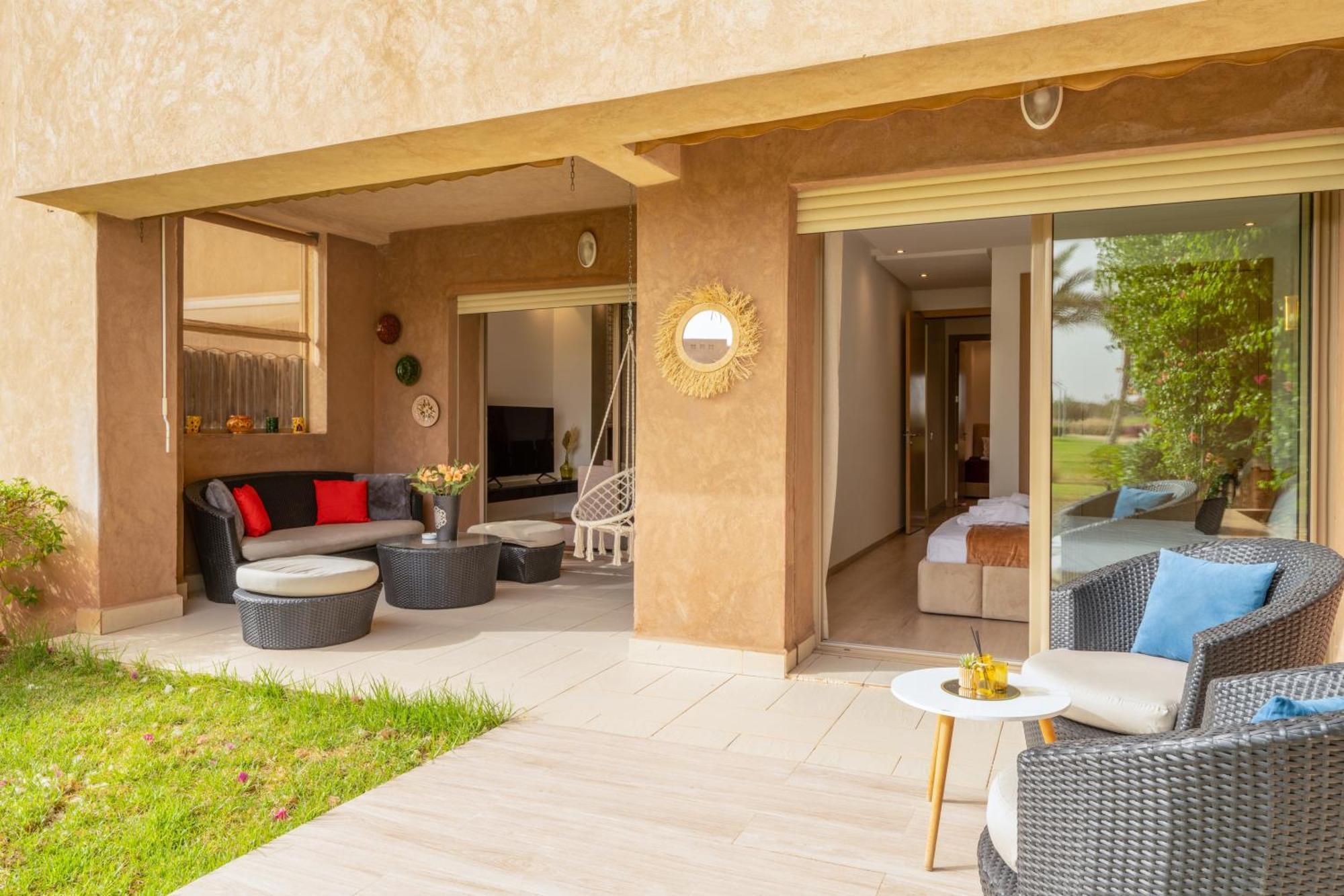 Apartamento Vue Golf, Piscine, Atlas Luxe Boheme-chic Marrakesh
