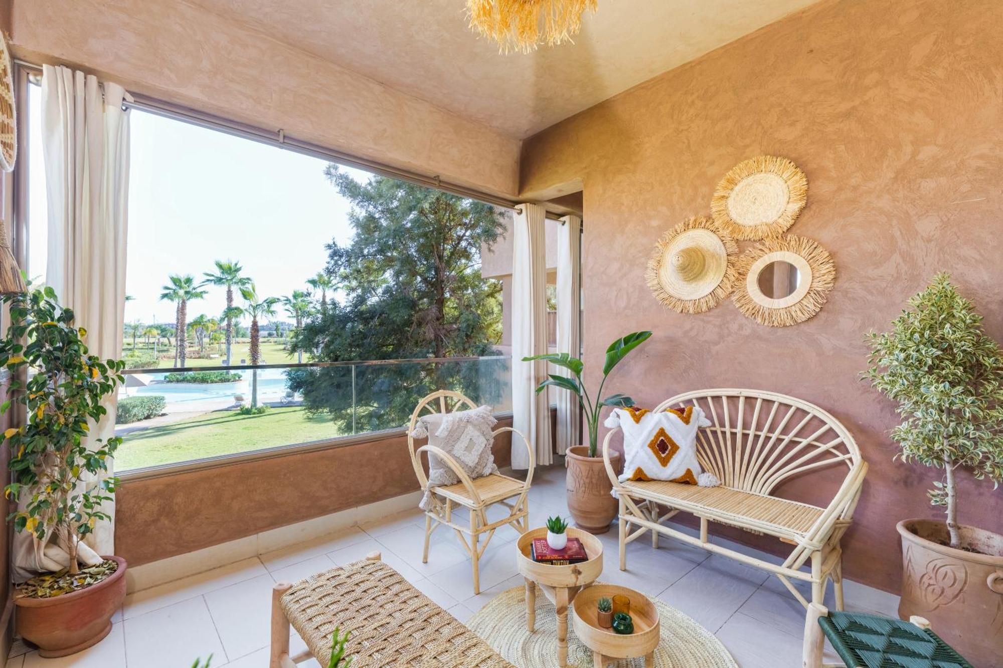 Vue Golf, Piscine, Atlas Luxe Boheme-chic Apartamento *