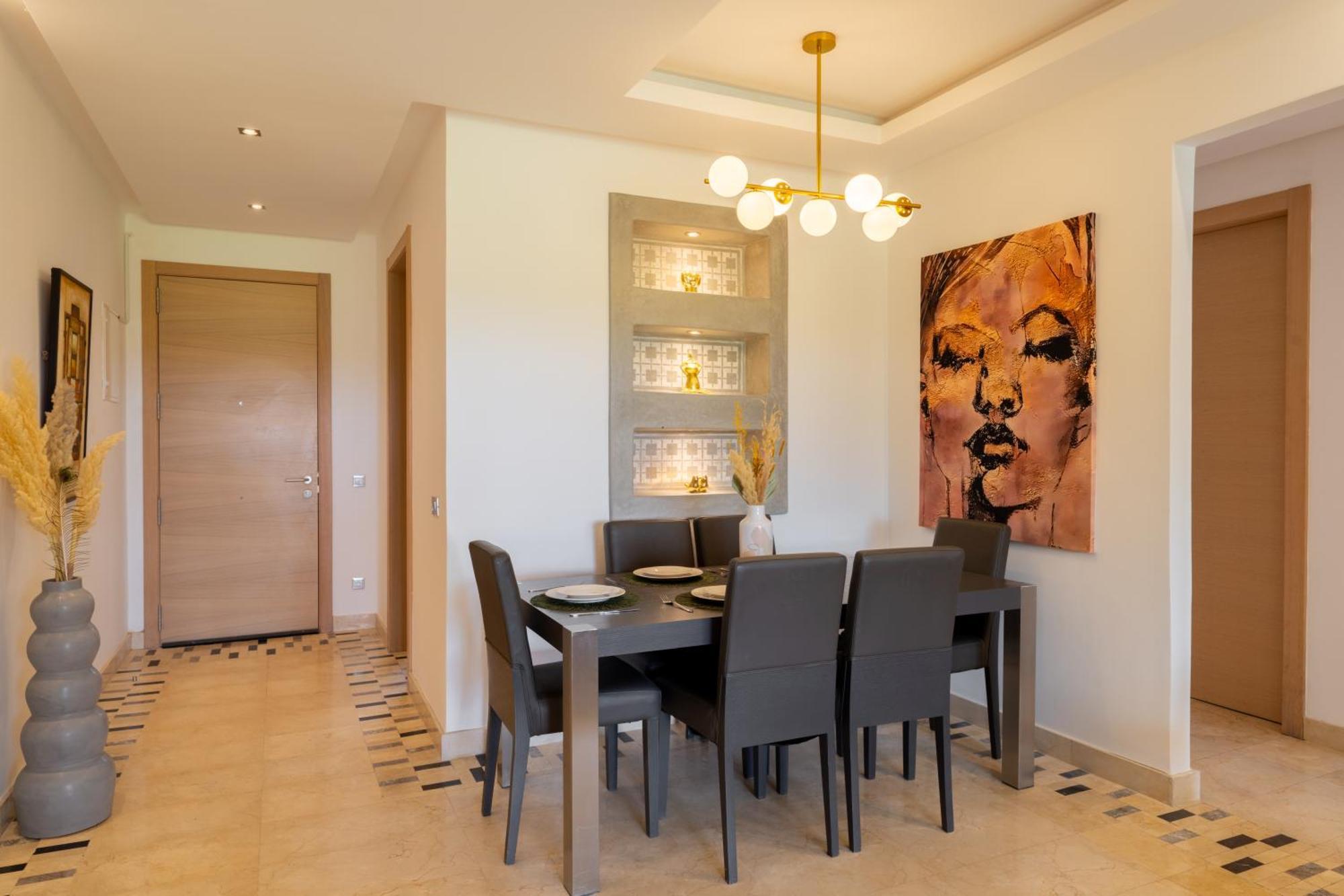 Apartamento Vue Golf, Piscine, Atlas Luxe Boheme-chic