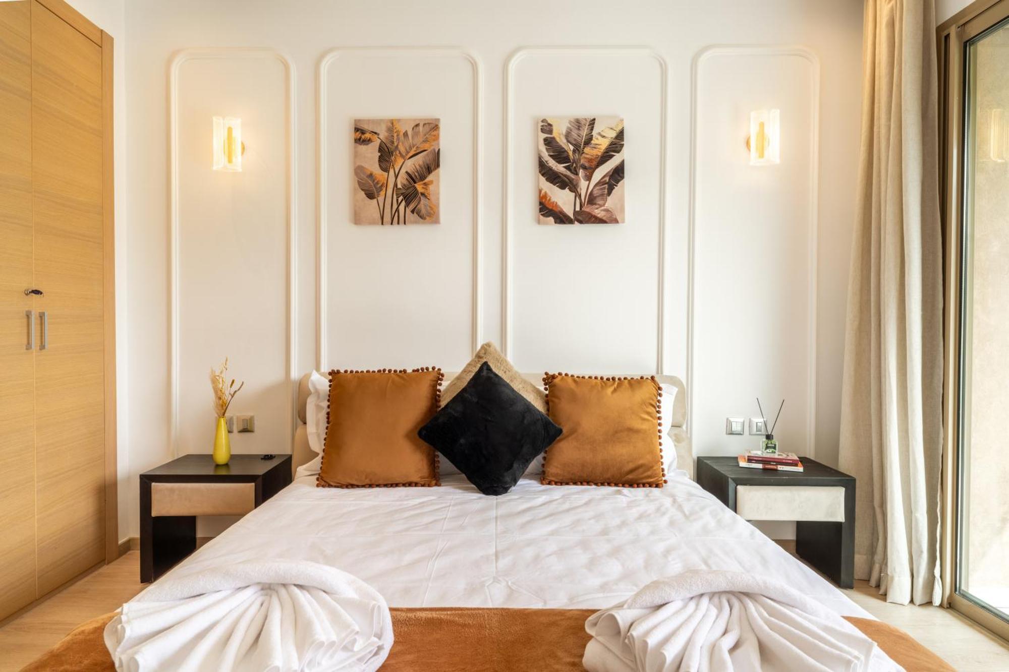 Vue Golf, Piscine, Atlas Luxe Boheme-chic Apartamento
