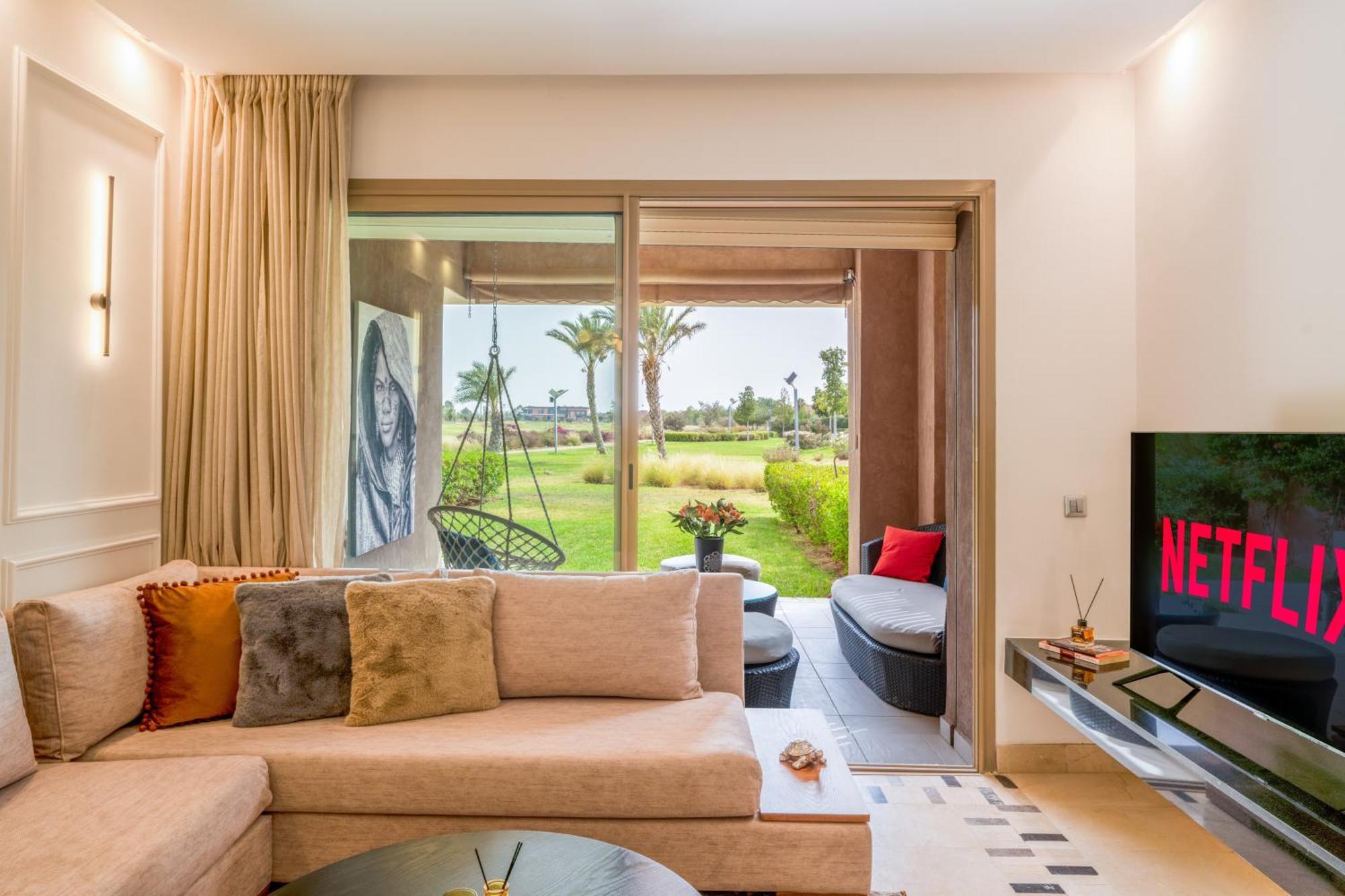 Vue Golf, Piscine, Atlas Luxe Boheme-chic Apartamento Marrakesh