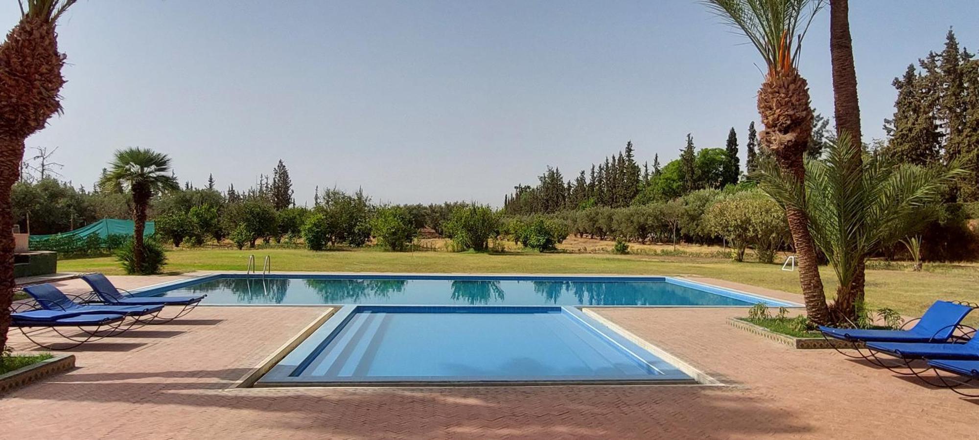 Rayan Marrakech Secteur Palmeraie Dans Propriete De 2 Hectares Avec Jardin Arbres Fruitiers Marrakesh
