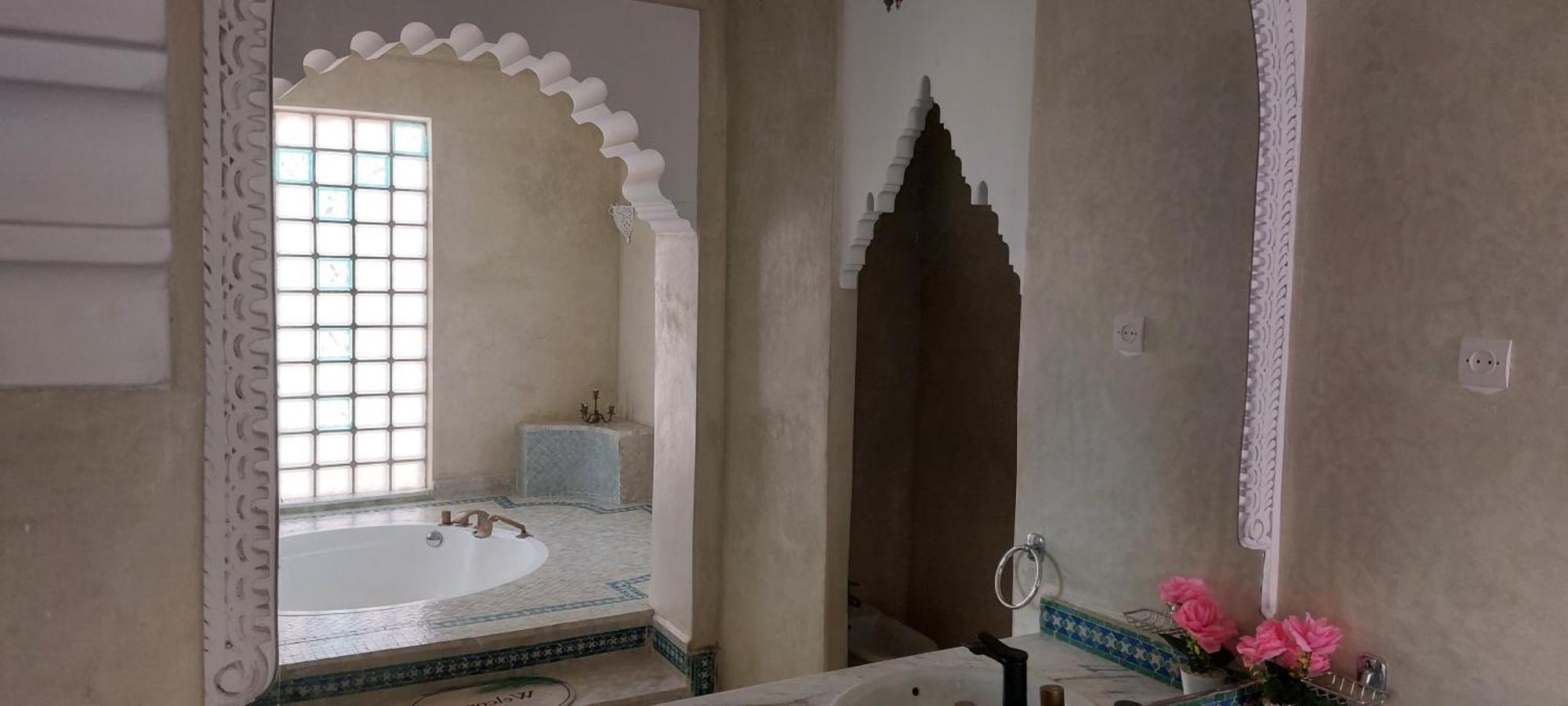 Rayan Marrakech Secteur Palmeraie Dans Propriete De 2 Hectares Avec Jardin Arbres Fruitiers Villa