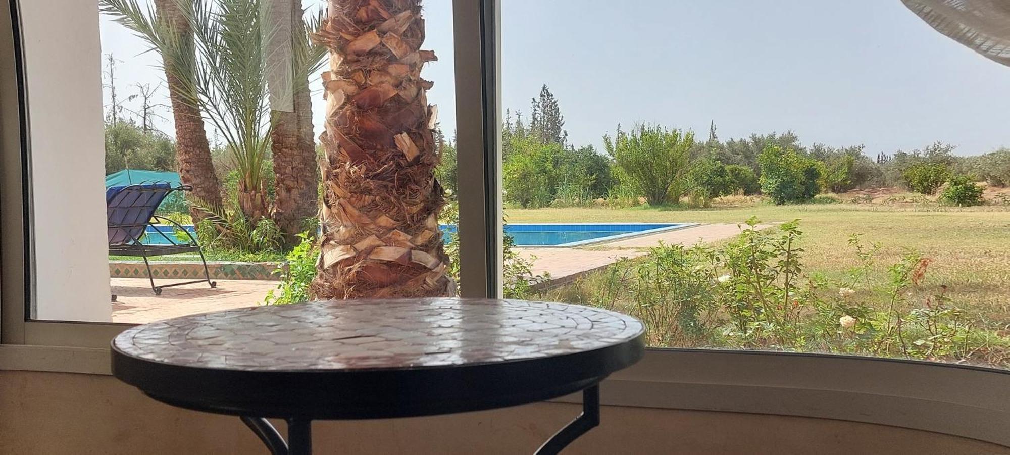 Rayan Marrakech Secteur Palmeraie Dans Propriete De 2 Hectares Avec Jardin Arbres Fruitiers Villa Marrakesh