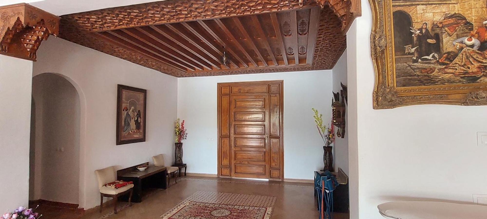 Rayan Marrakech Secteur Palmeraie Dans Propriete De 2 Hectares Avec Jardin Arbres Fruitiers Villa Marrakesh