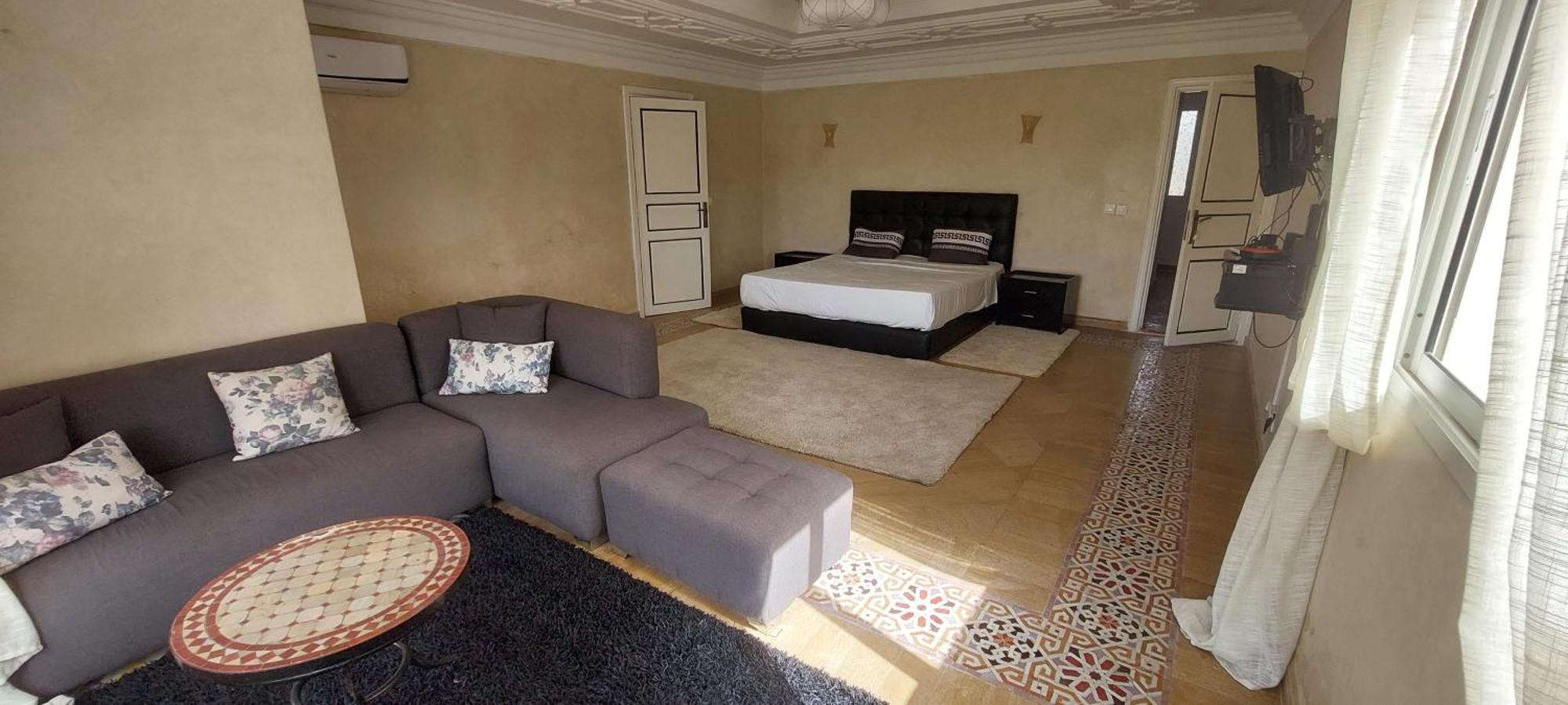 Rayan Marrakech Secteur Palmeraie Dans Propriete De 2 Hectares Avec Jardin Arbres Fruitiers Villa