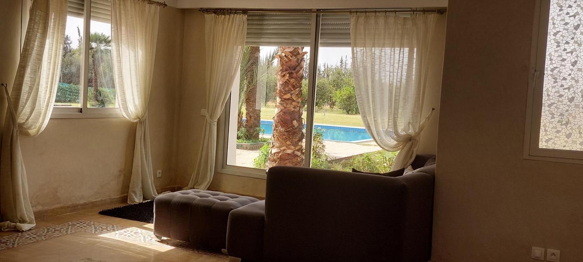 Villa Rayan Marrakech Secteur Palmeraie Dans Propriete De 2 Hectares Avec Jardin Arbres Fruitiers