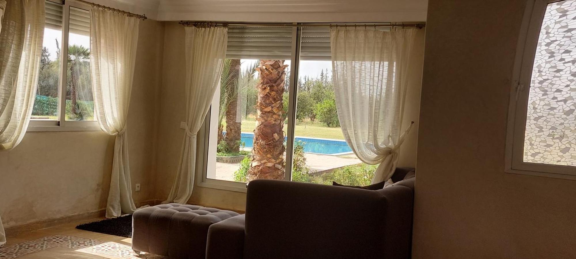 Villa Rayan Marrakech Secteur Palmeraie Dans Propriete De 2 Hectares Avec Jardin Arbres Fruitiers *