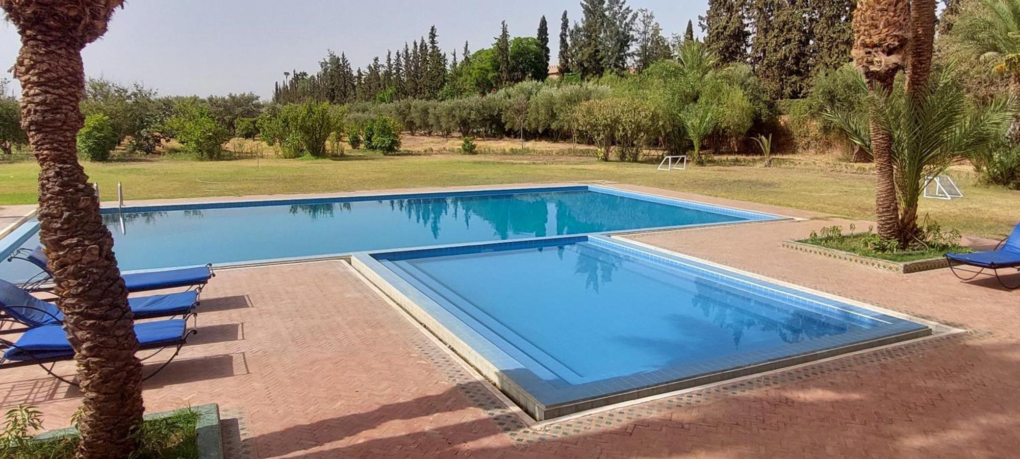 Rayan Marrakech Secteur Palmeraie Dans Propriete De 2 Hectares Avec Jardin Arbres Fruitiers *